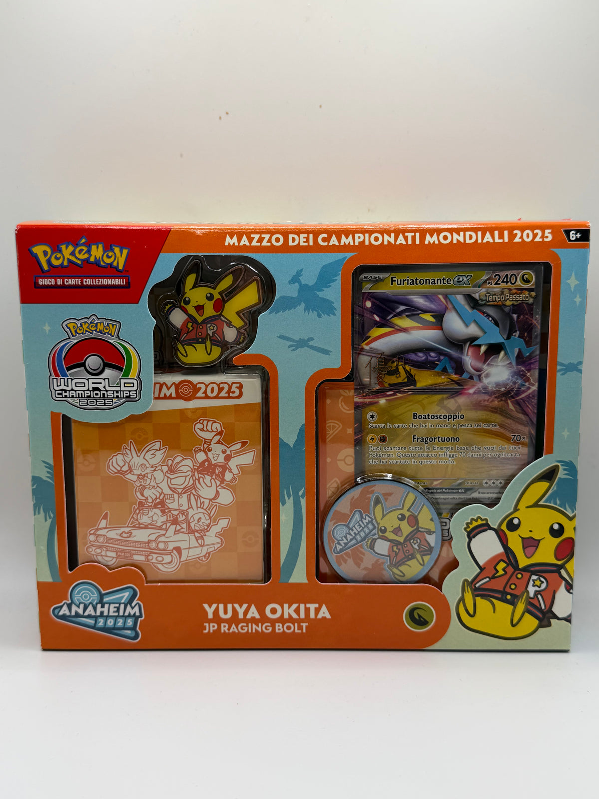 JCC Pokémon: Mazo de los Campeonatos Mundiales 2025 - Yuya Okita "JP Raging Bolt" (Mazo de los Campeonatos Mundiales 2025 - Anaheim)