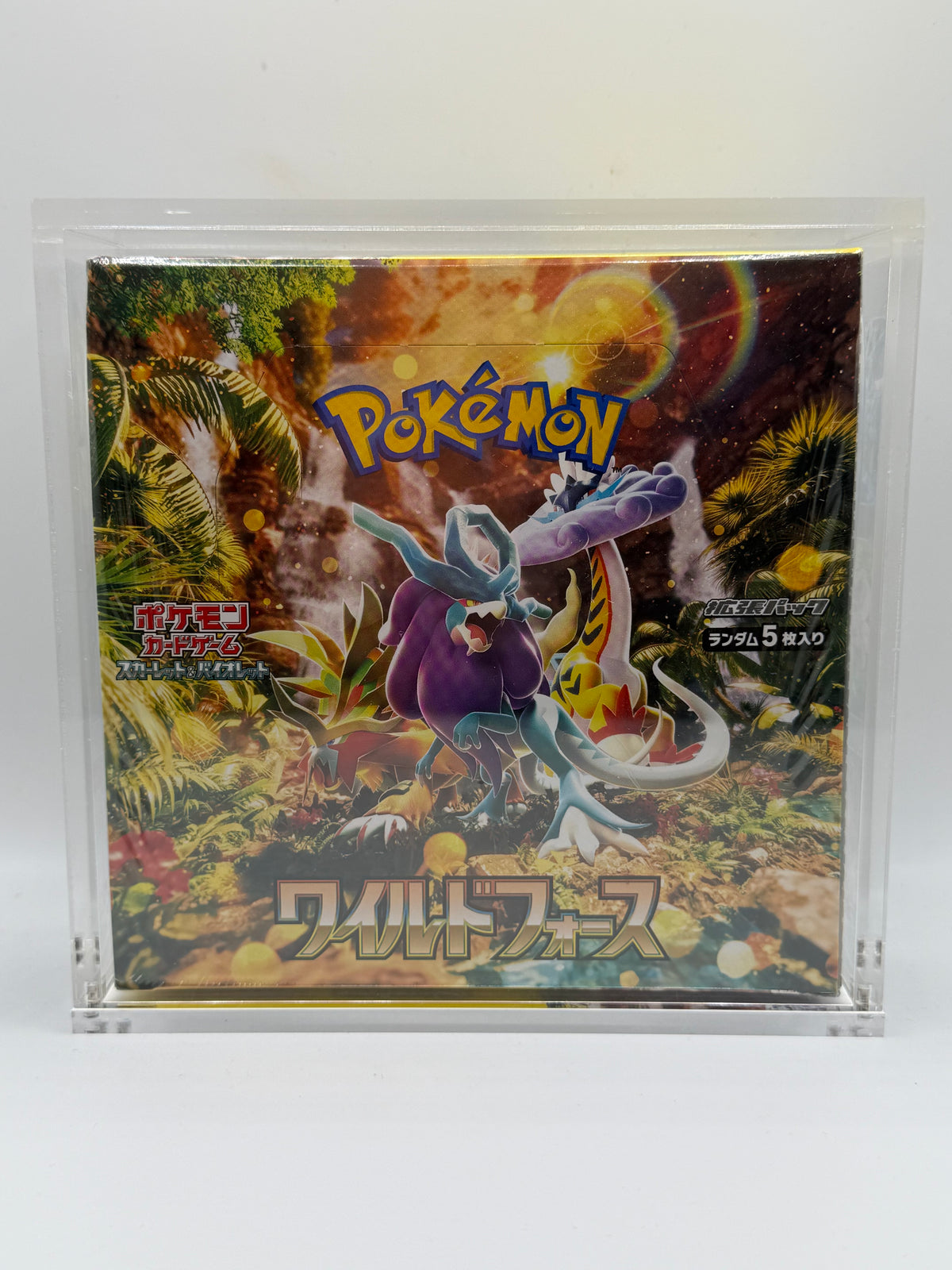 Pokémon TCG: Japanese Wild Force Booster Box (SV5K - ワイルドフォース / Walking Wake ex)