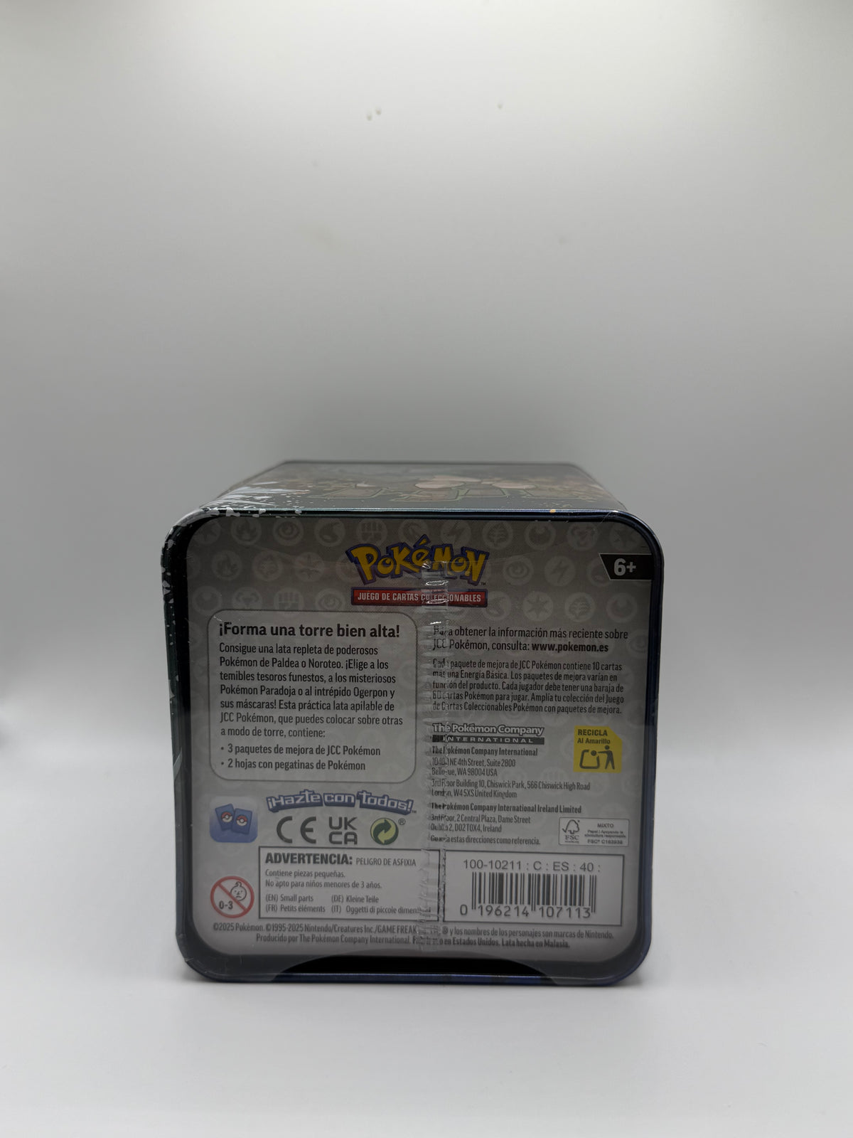 JCC Pokémon: Lata apilable - Electrofuria