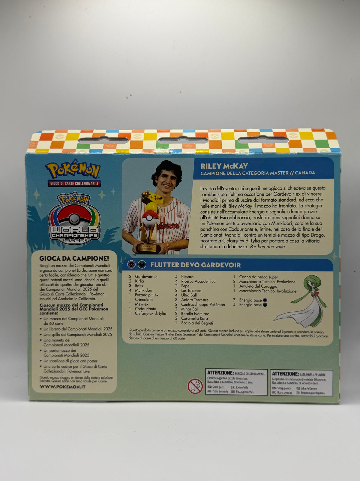 Juego de Cartas Coleccionables Pokémon: Mazo de los Campeonatos Mundiales 2025 - Riley McKay "Flutter Devo Gardevoir" (Mazo de los Campeonatos Mundiales 2025 - Anaheim)
