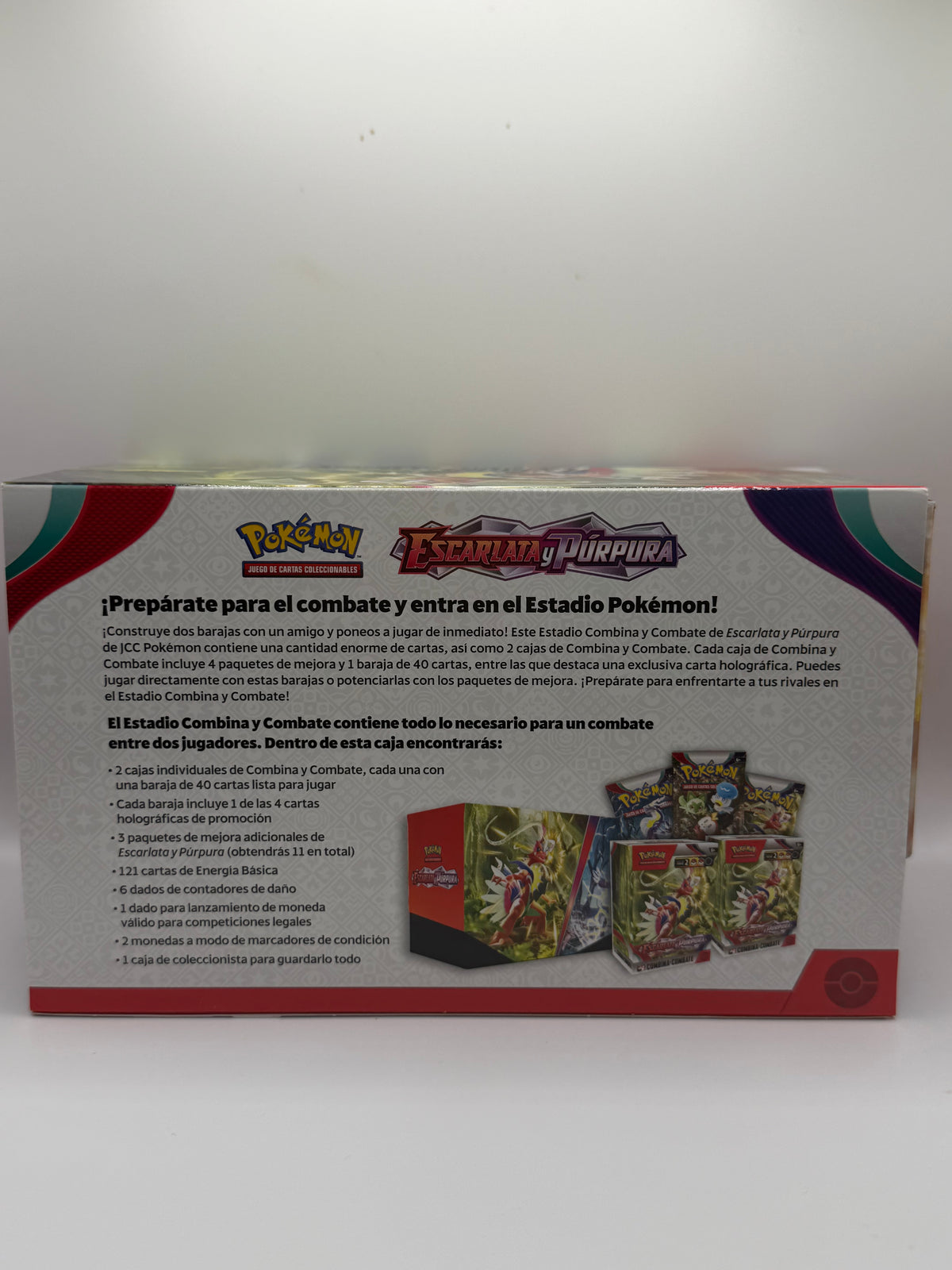 JCC Pokémon: Escarlata y Púrpura - Estadio Combina y Combate de Miraidon