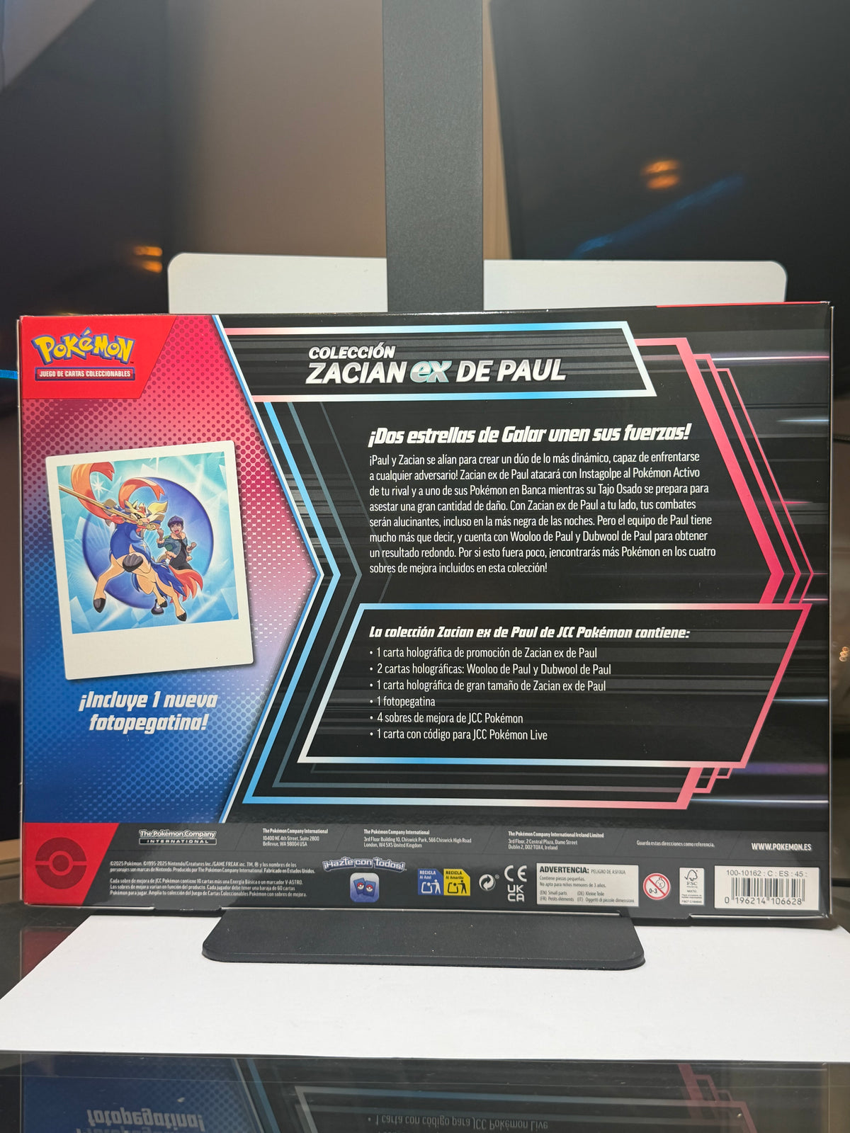 Pokémon TCG: Hop’s Zacian ex Collection (Colección Zacian ex de Paul)