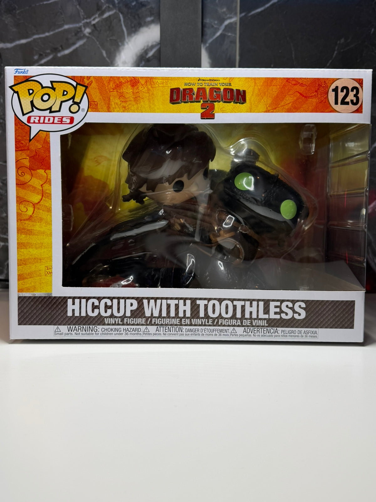 Funko Pop! Rides Hipo con Desdentao #123 – Cómo Entrenar a tu Dragón 2