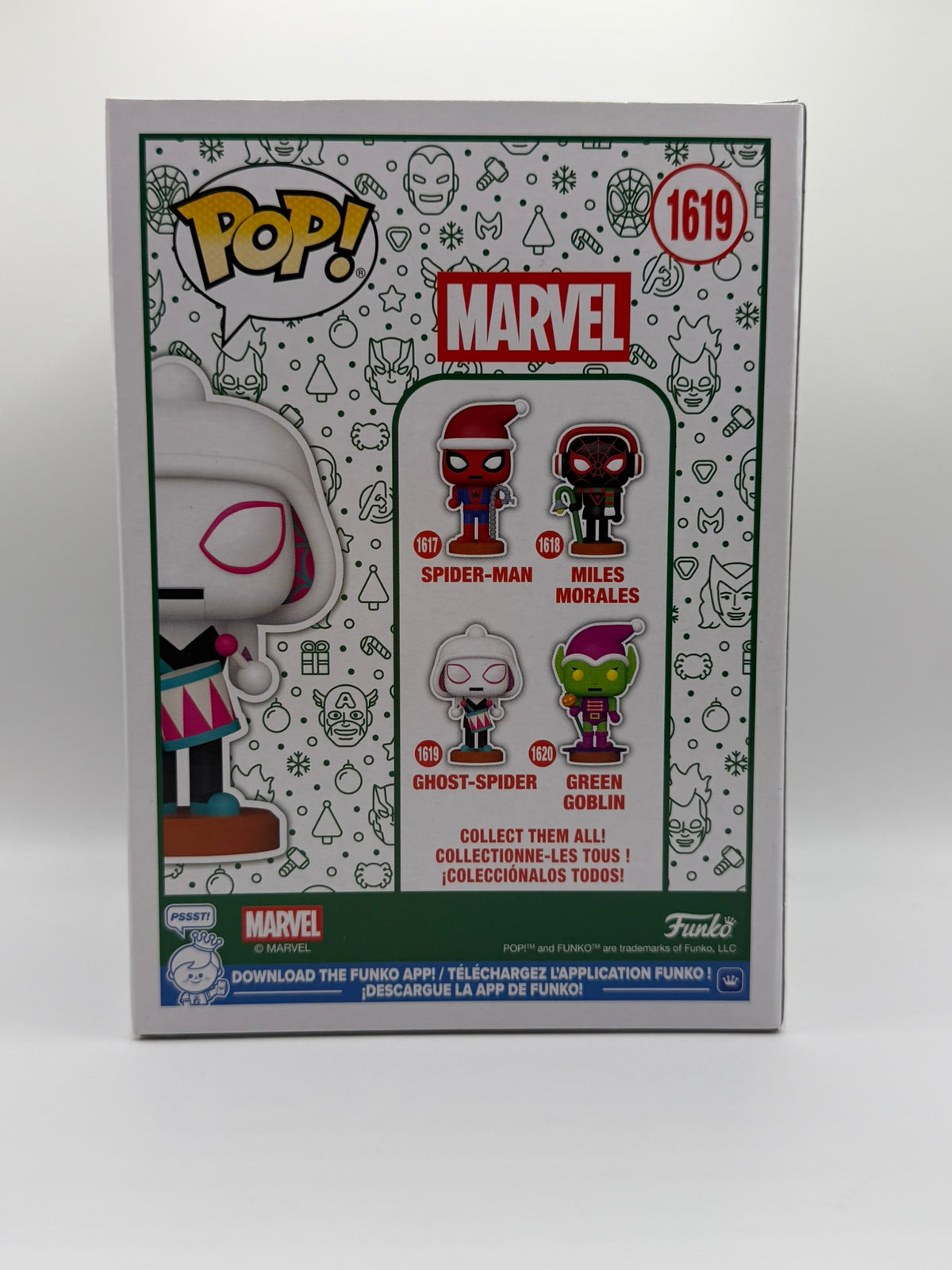 Funko Pop! Ghost-Spider Cascanueces (Navidad) #1619 – Marvel