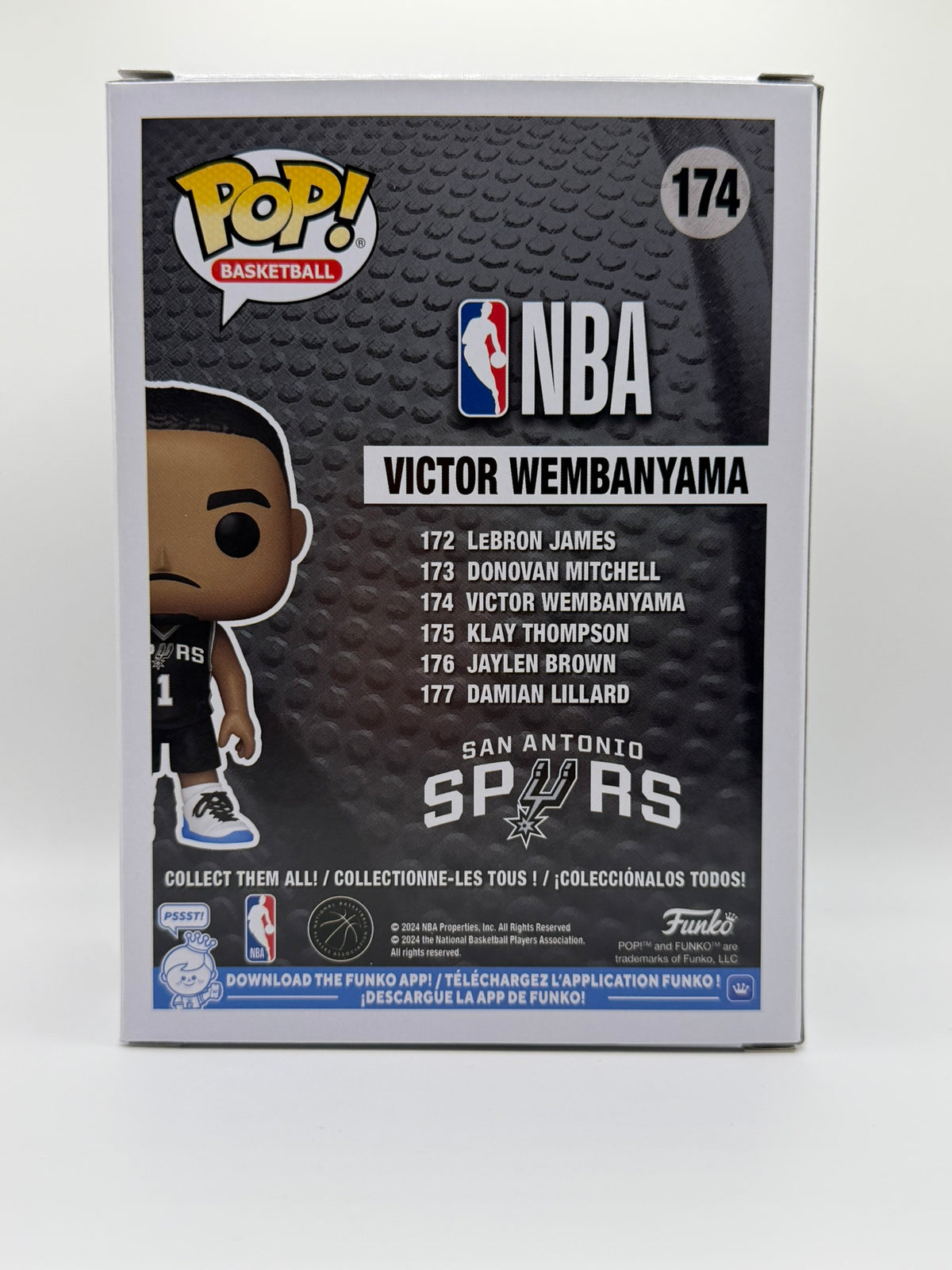 Funko Pop! Victor Wembanyama #174 – NBA San Antonio Spurs