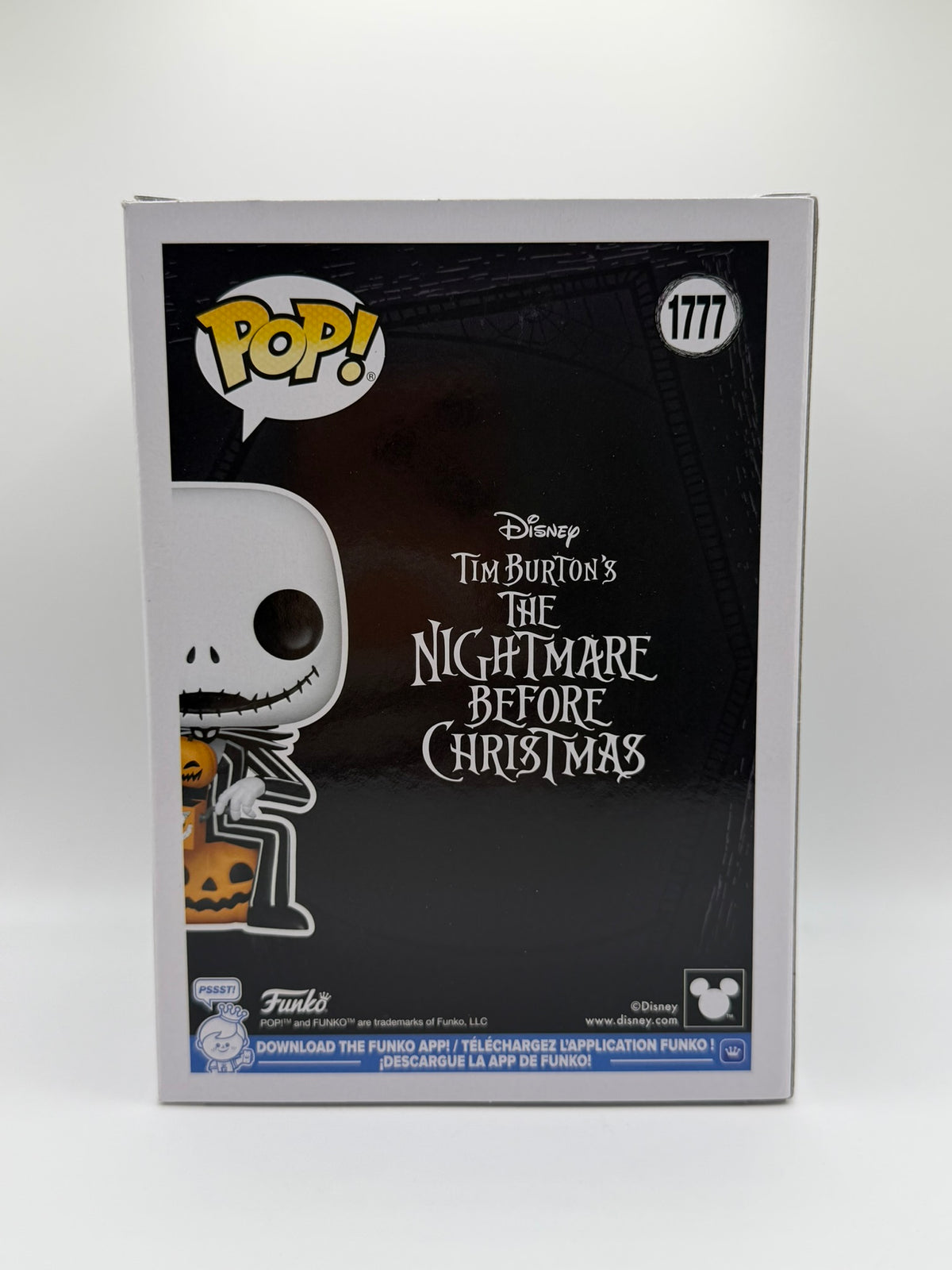 Funko Pop! Jack Skellington con caja #1777 – Pesadilla antes de Navidad – Special Edition
