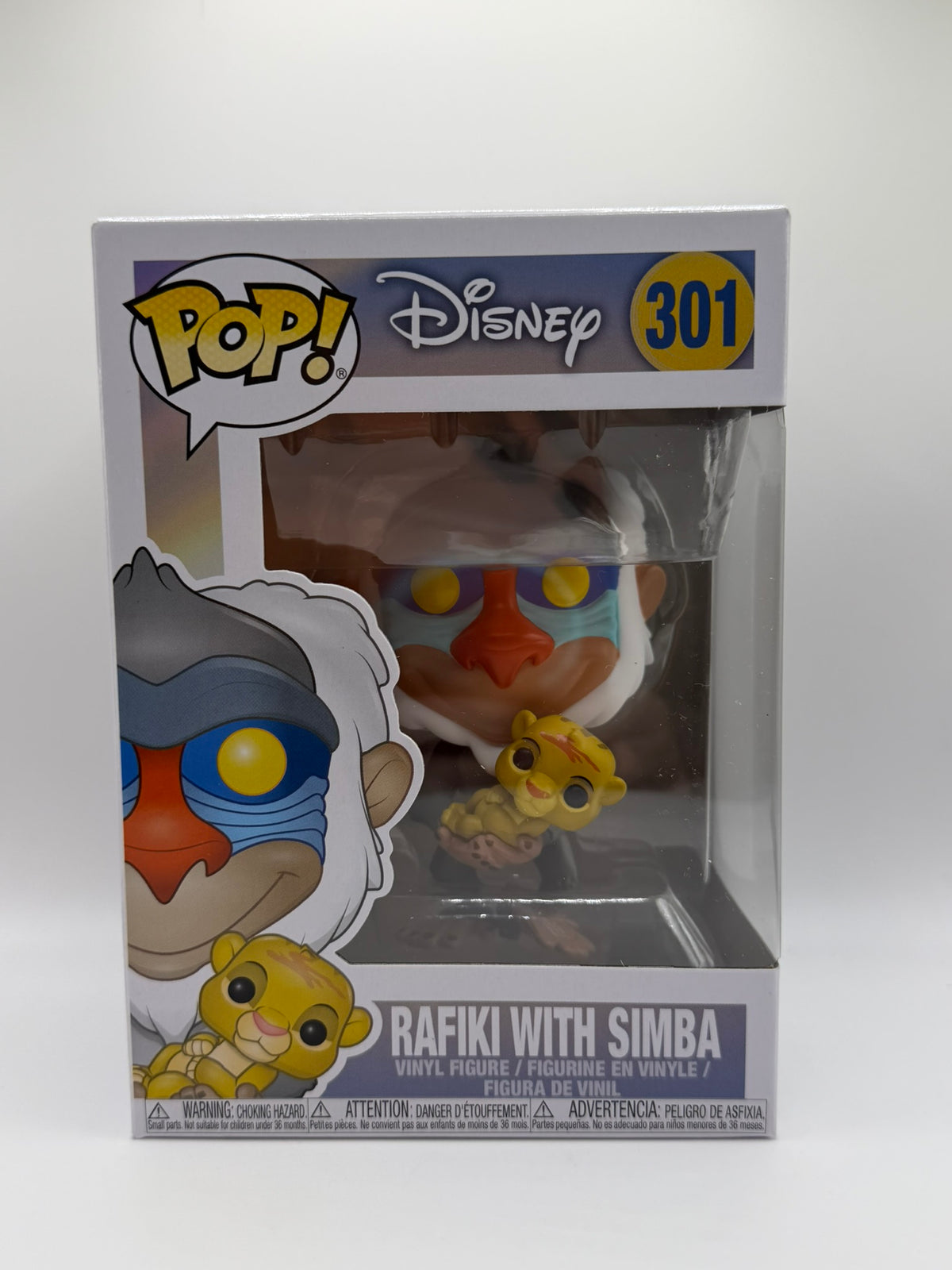 Funko Pop! Rafiki con Simba #301 – El Rey León