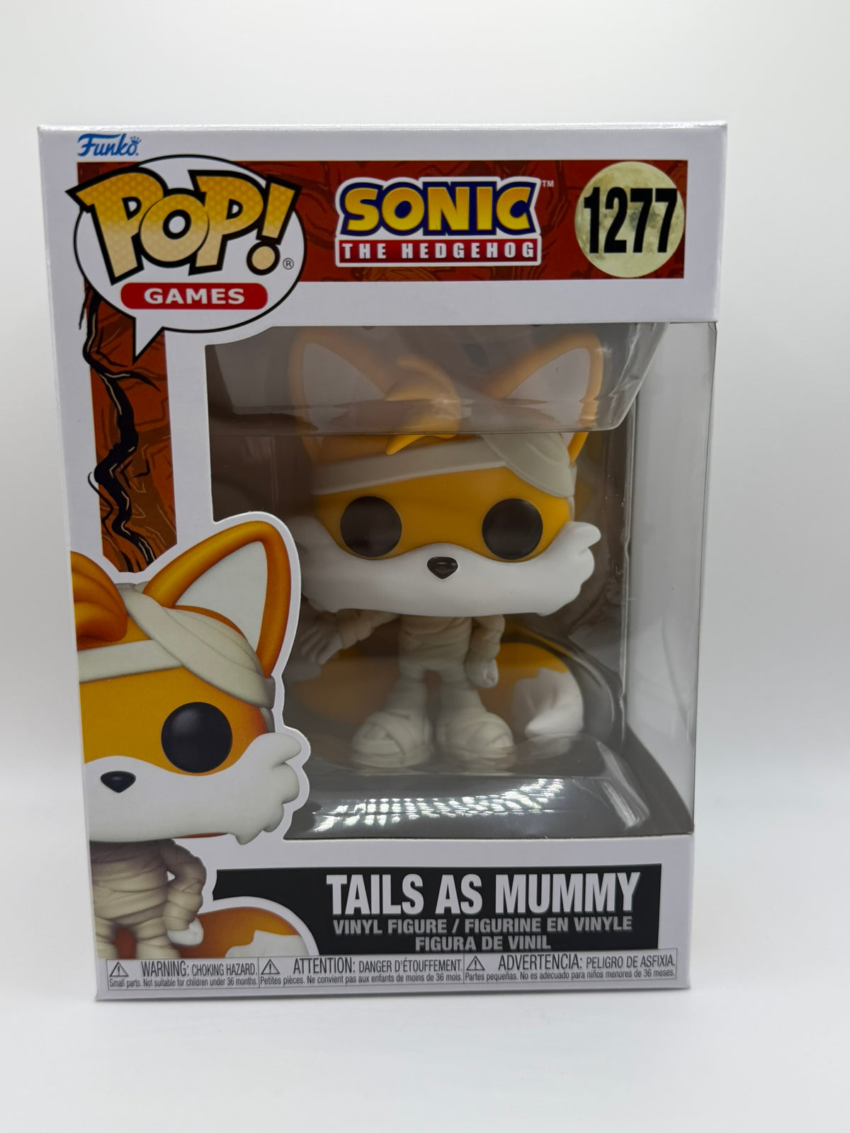 Funko Pop! Tails de momia #1277 – Sonic the Hedgehog