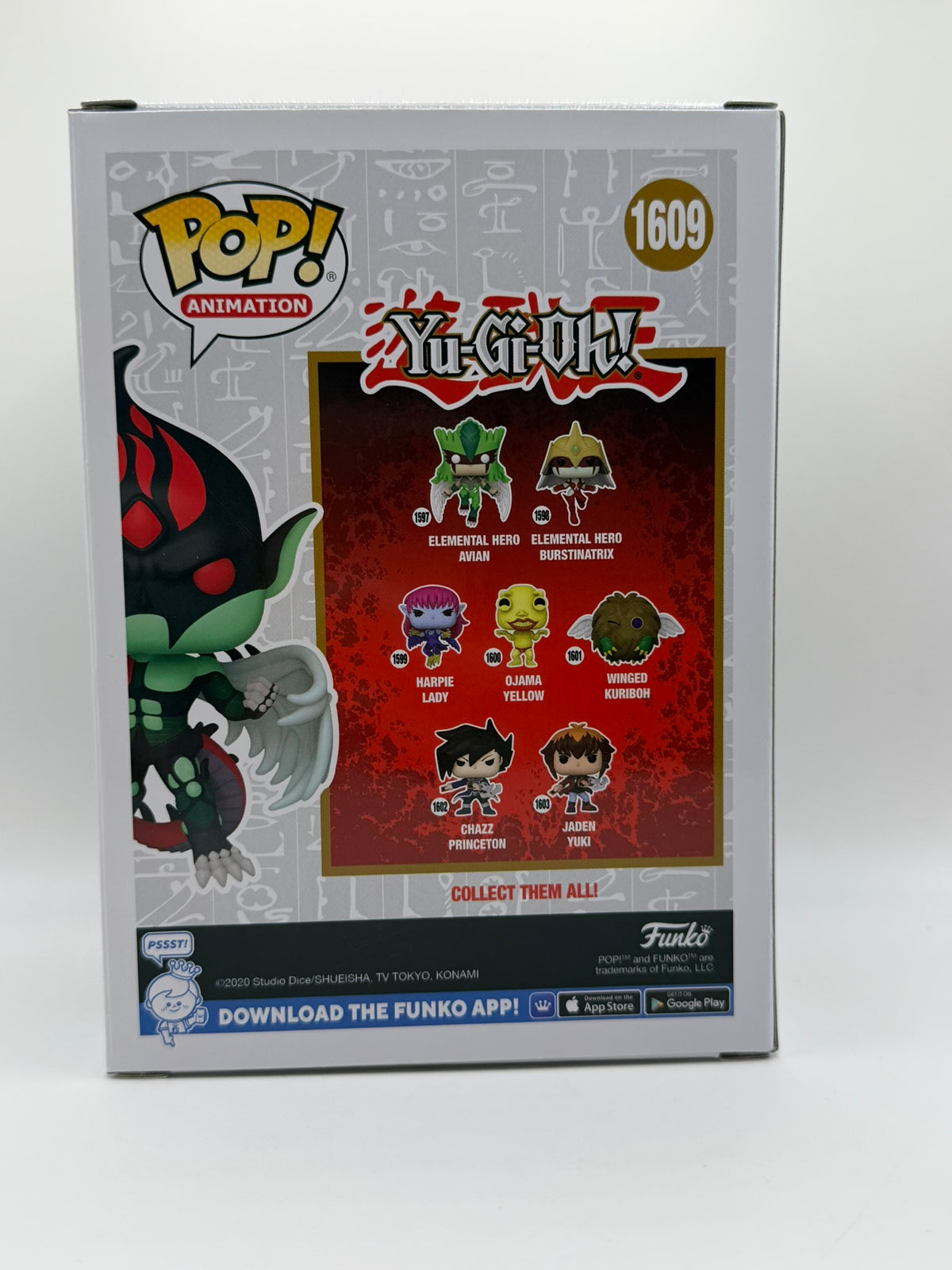 Funko Pop! Elemental Hero Flame Wingman #1609 – Yu-Gi-Oh! – 2024 Summer Convention Limited Edition