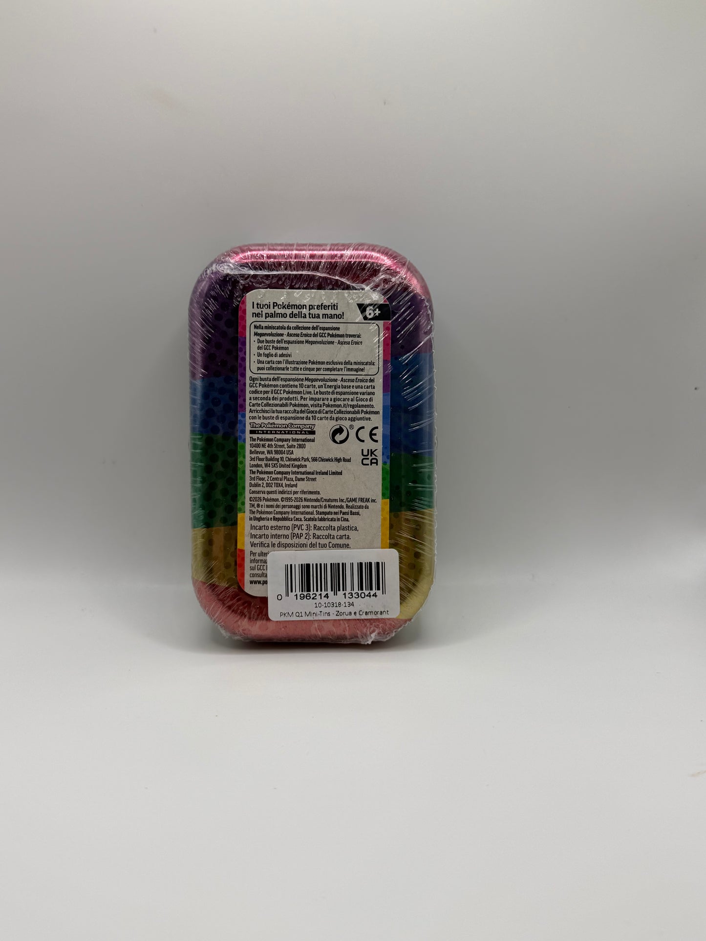 Pokémon TCG: Mini lata - Zorua y Cramorant (Megaevolución Ascenso Heroico)