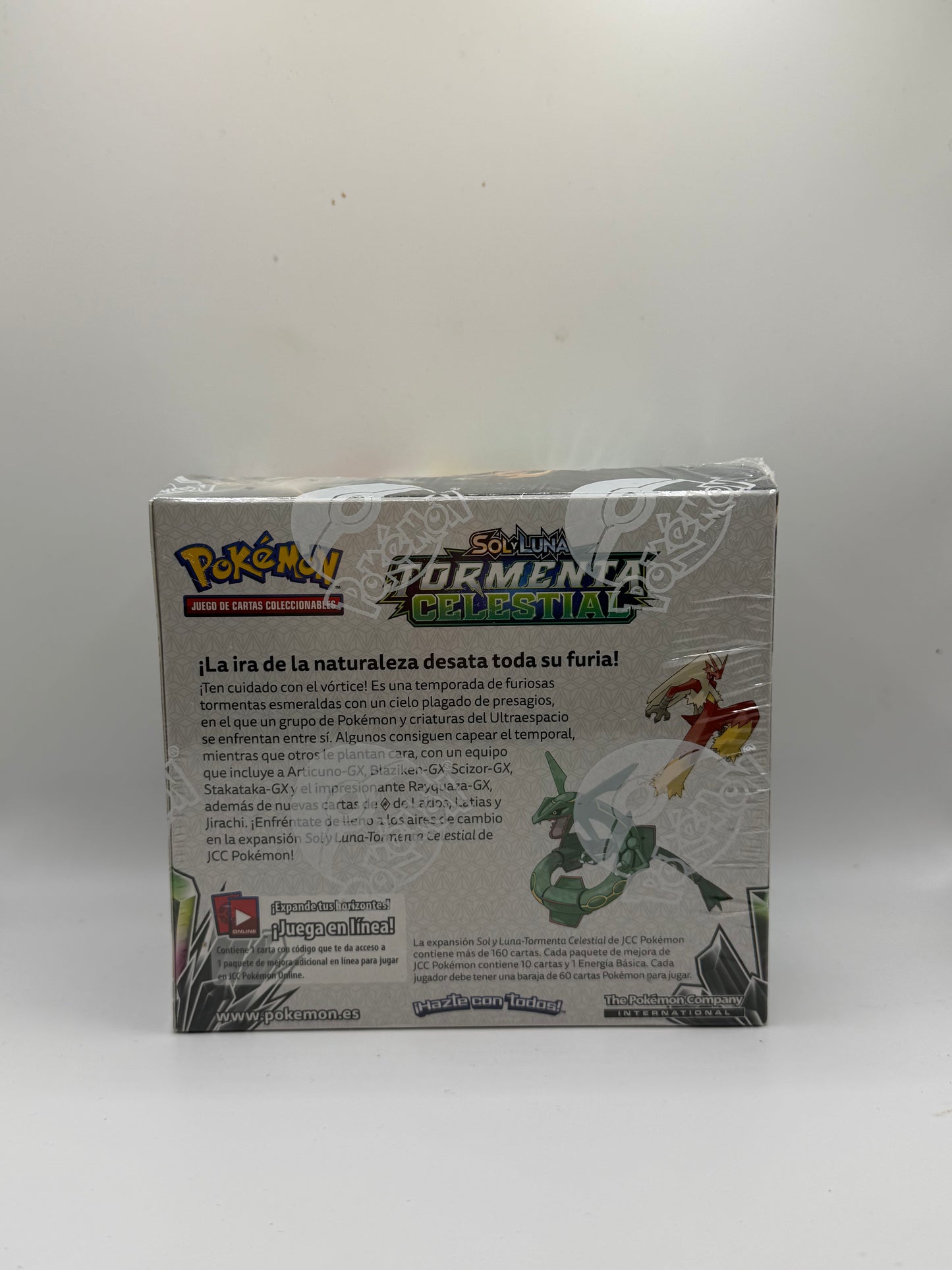 JCC Pokémon: Sol y Luna - Tormenta Celestial Caja de Sobres (Sol y Luna - Tormenta Celestial / Rayquaza-GX)