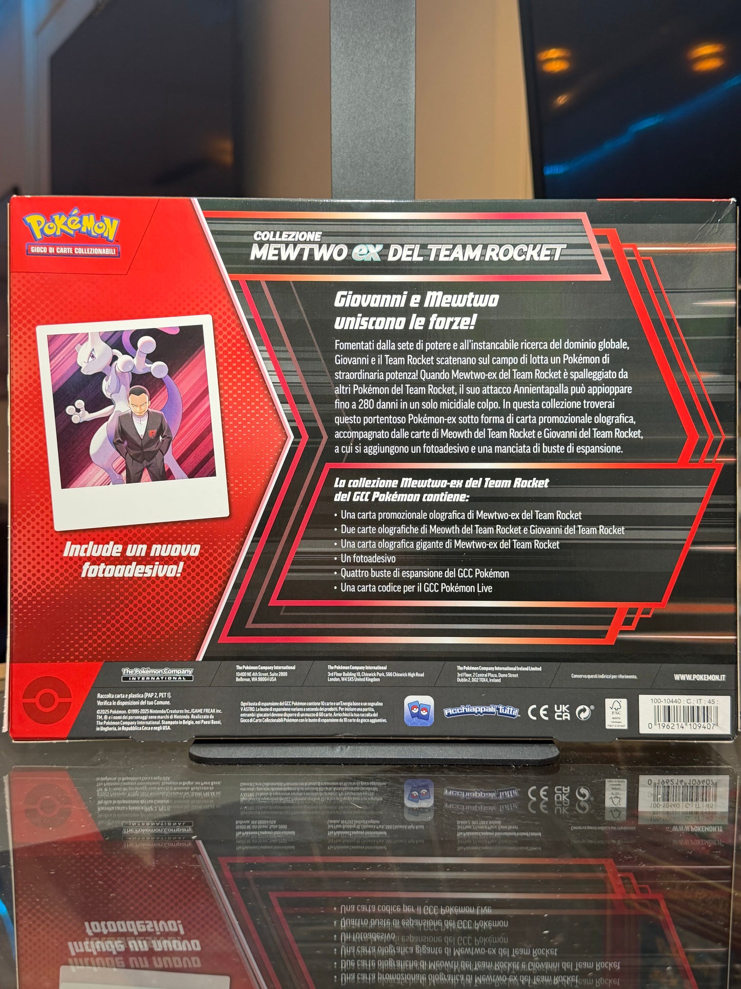 JCC Pokémon: Colección Mewtwo ex del Team Rocket