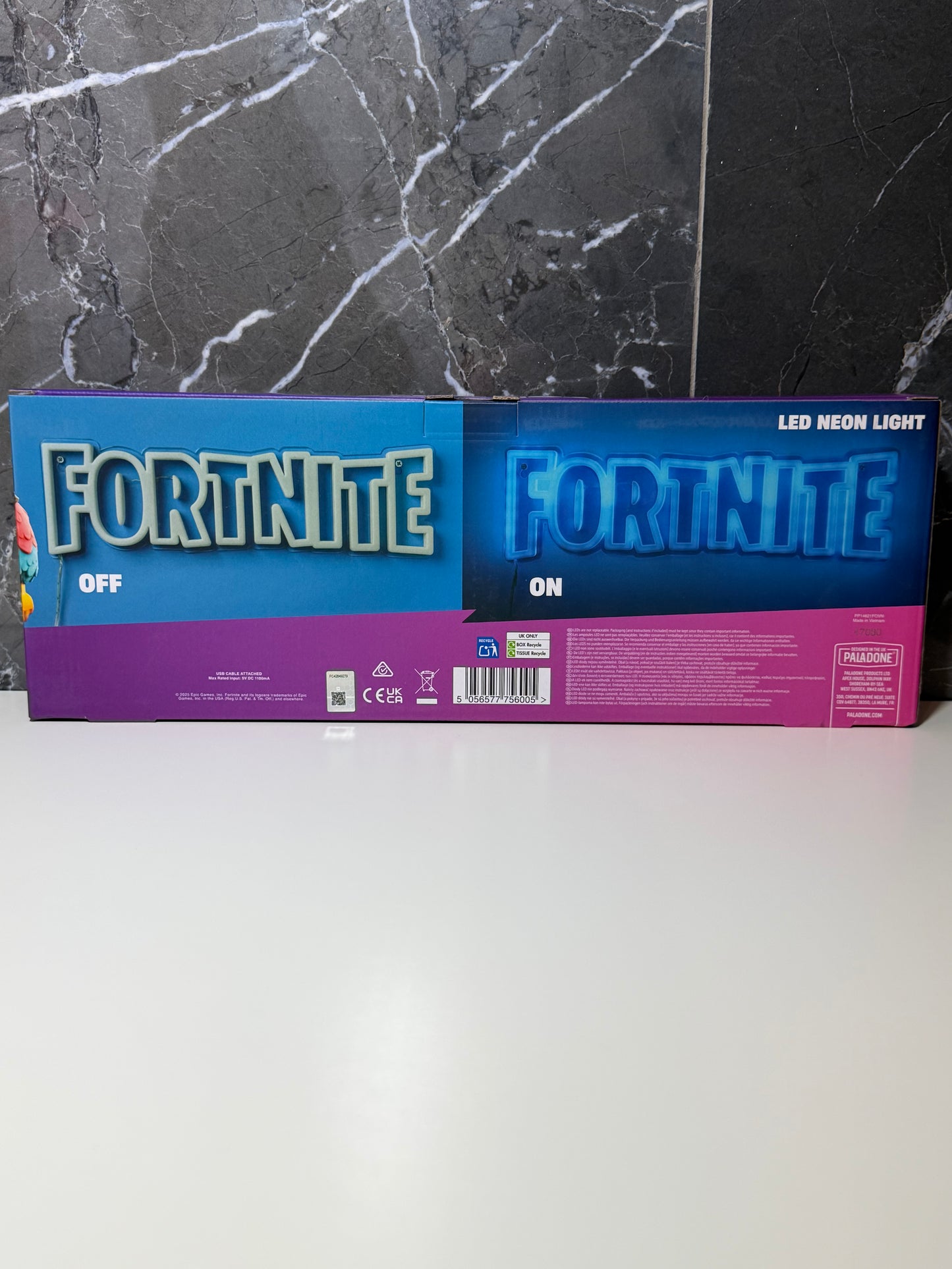 Lámpara LED Neón Fortnite – Logo de pared 40 cm – Paladone