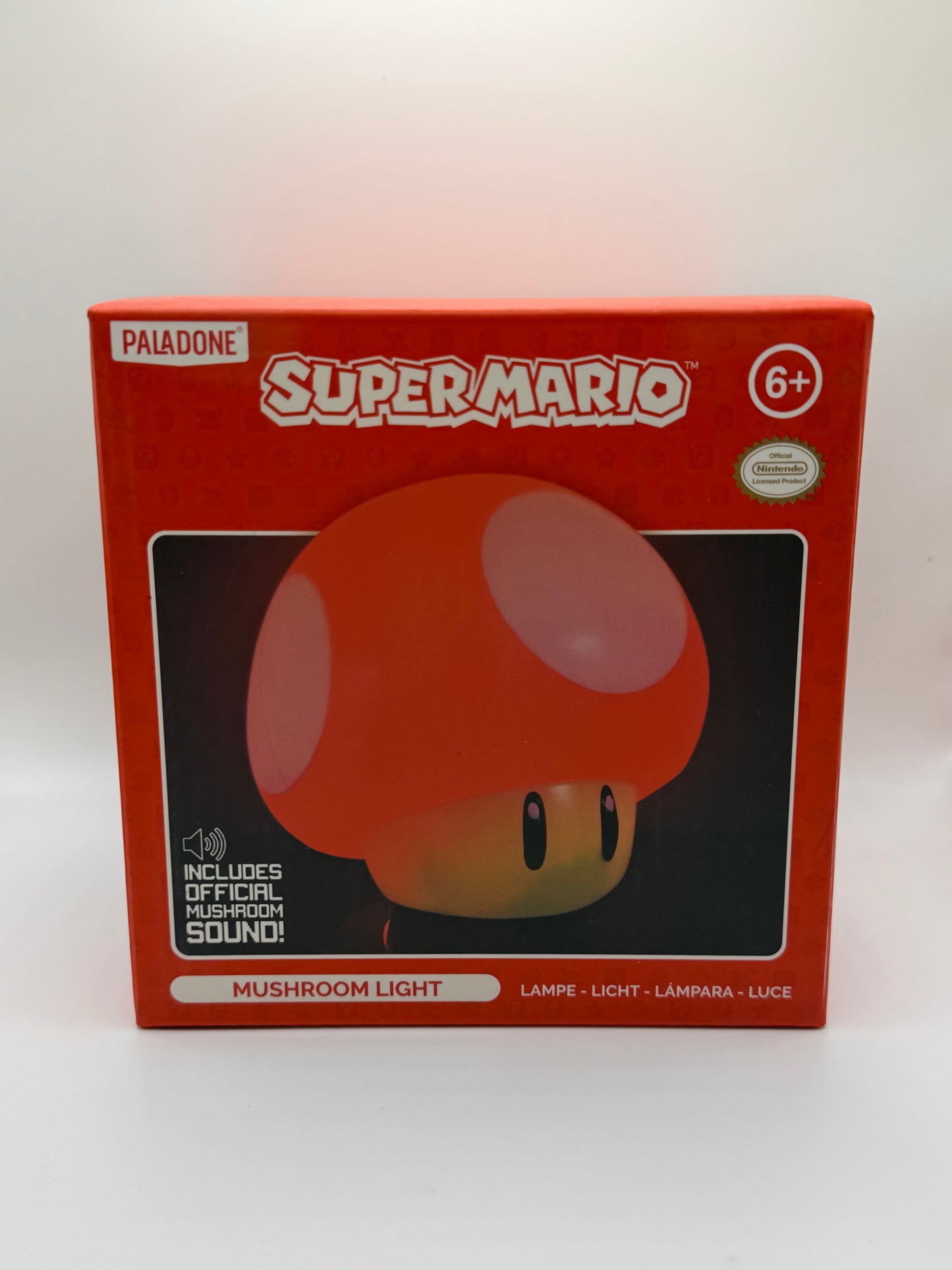 Lámpara Champiñón Super Mario con Sonido – Nintendo – Paladone