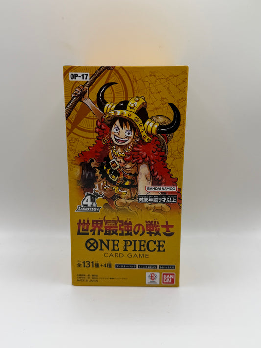 One Piece Card Game OP-17: The World's Strongest Warriors Booster Box (Japonés)