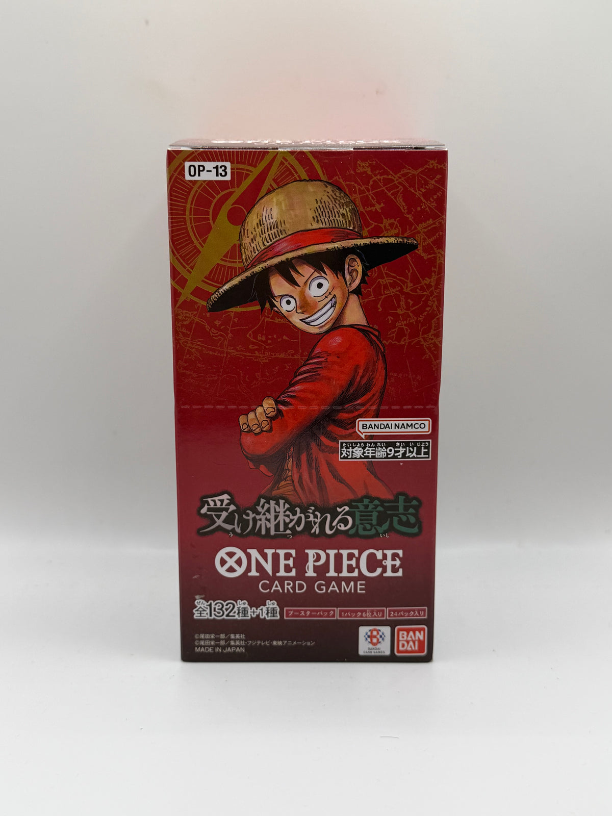 One Piece TCG: Caja de sobres japonesa Inherited Will (OP-13 - 受け継がれる意志 / Monkey D. Luffy)