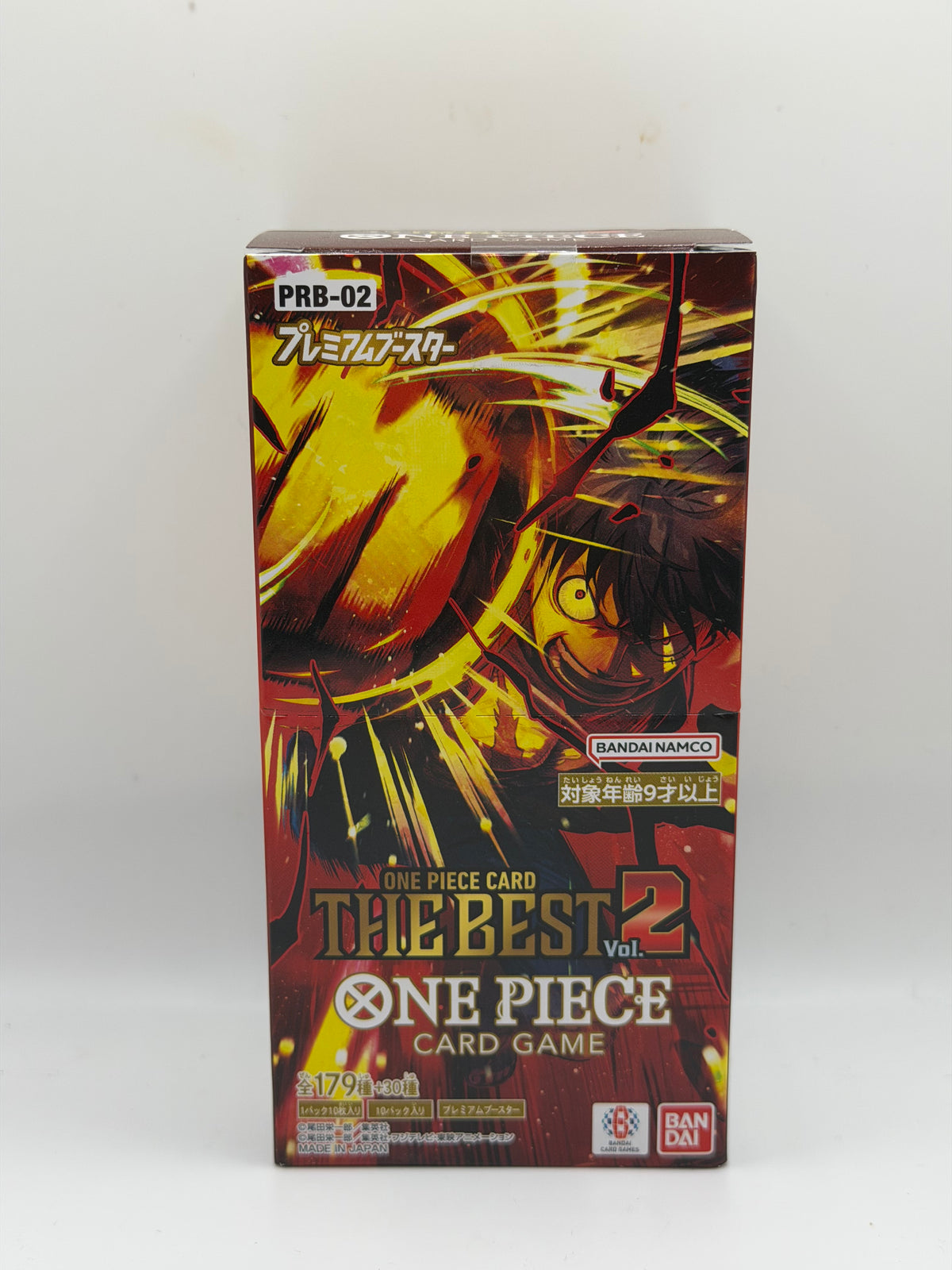 One Piece TCG: Caja de sobres Premium Booster japonesa - The Best Vol. 2 (PRB-02 - ONE PIECE CARD THE BEST Vol.2 / Monkey D. Luffy)