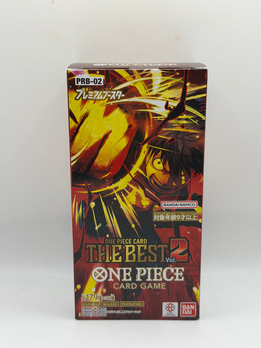 One Piece TCG: Caja de sobres Premium Booster japonesa - The Best Vol. 2 (PRB-02 - ONE PIECE CARD THE BEST Vol.2 / Monkey D. Luffy)
