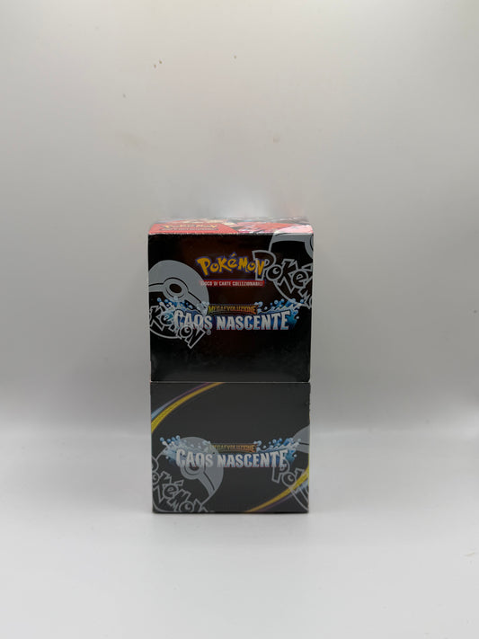Juego de Cartas Coleccionables Pokémon: Megaevolución - Caos Naciente Caja de Sobres (Display)