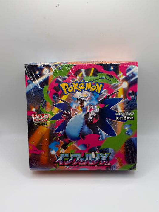 Pokémon TCG japonés: Pack de expansión MEGA - Caja de sobres Inferno X (M2) - Mega Charizard X ex