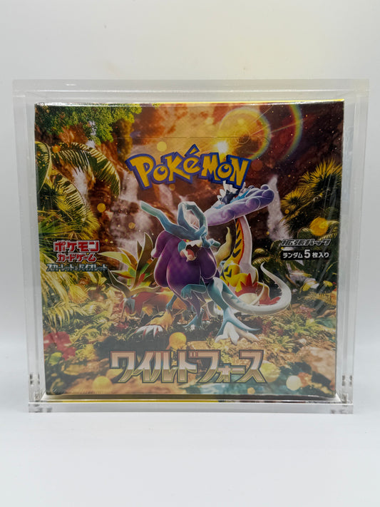 Pokémon TCG: Caja de sobres japonesa Wild Force (SV5K - ワイルドフォース / Ondulagua ex)