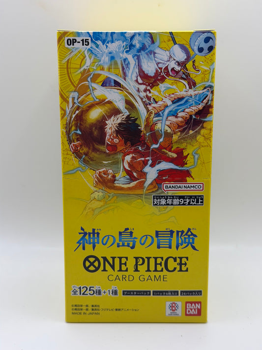 One Piece TCG: Caja de sobres La Aventura en la Isla de los Dioses (OP-15 - 神の島の冒険 / Arco de Skypiea)