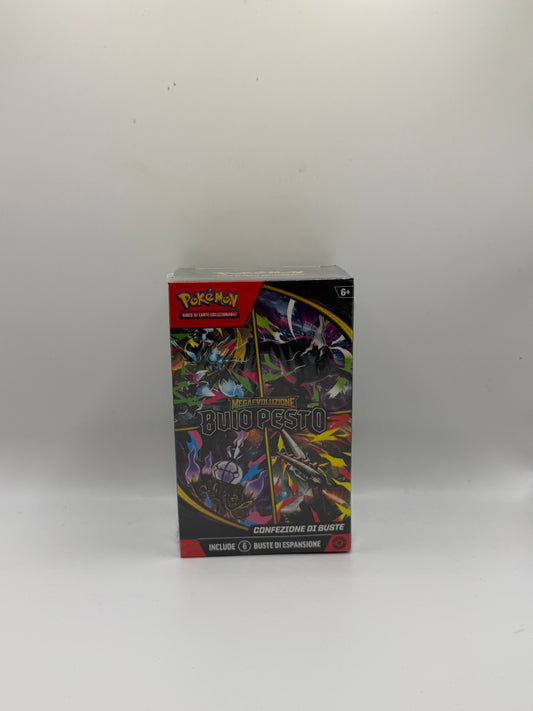 JCC Pokémon: Megaevolución - Paquete de Mejora Negrura Total (Confezione di Buste Megaevoluzione - Buio Pesto)
