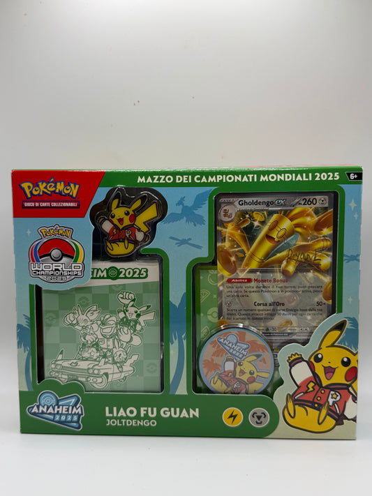 JCC Pokémon: Baraja del Campeonato Mundial 2025 - Liao Fu Guan "Joltdengo" (Baraja del Campeonato Mundial 2025 - Anaheim)