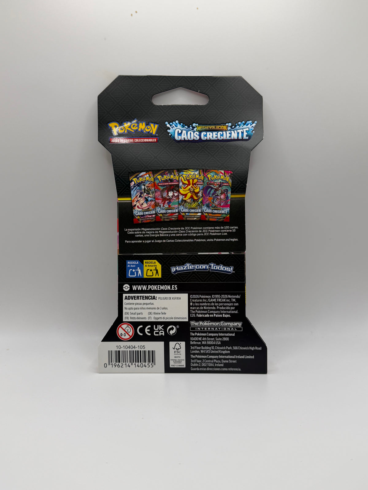 Pokémon TCG: Sleeved Booster Pack - Megaevolution Caos Creciente (Magearna)