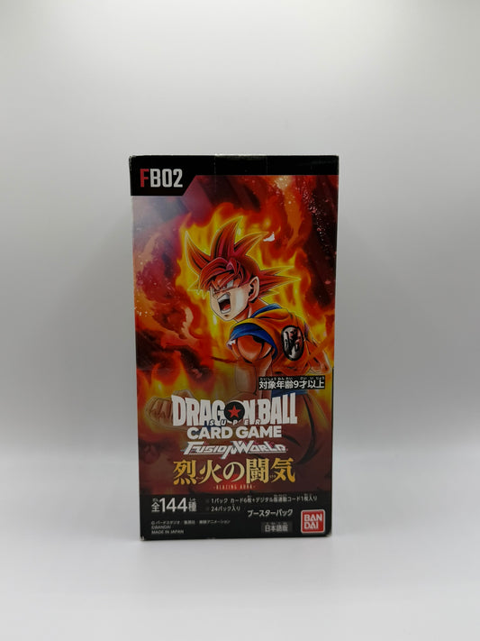Dragon Ball Super Card Game Fusion World – FB02 Blazing Aura | Caja de 24 Sobres (Japonés)