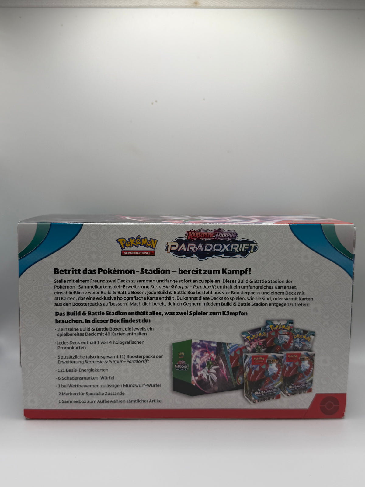 Pokémon TCG: Escarlata y Púrpura-Brecha Paradójica - Estadio de Combate (Build & Battle Stadium)