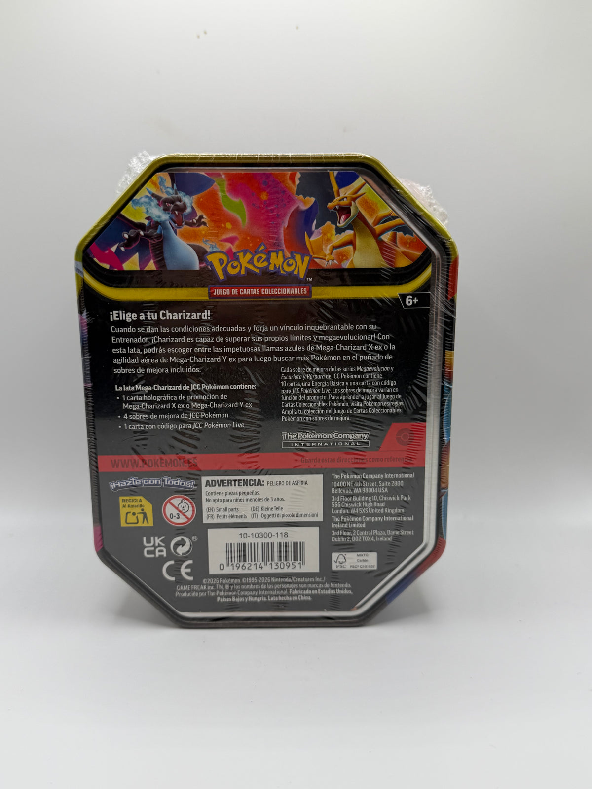 JCC Pokémon: Lata Mega-Charizard Y-ex