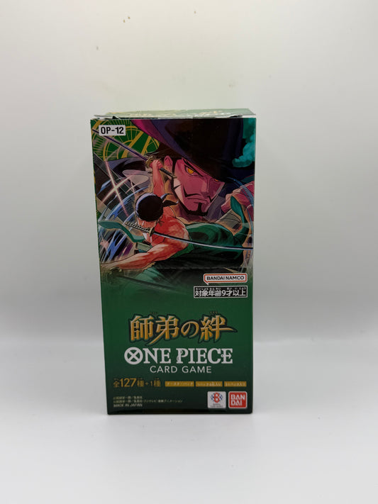 One Piece Card Game: Caja de sobres Master and Pupil Bonds (OP-12 - 師弟の絆)