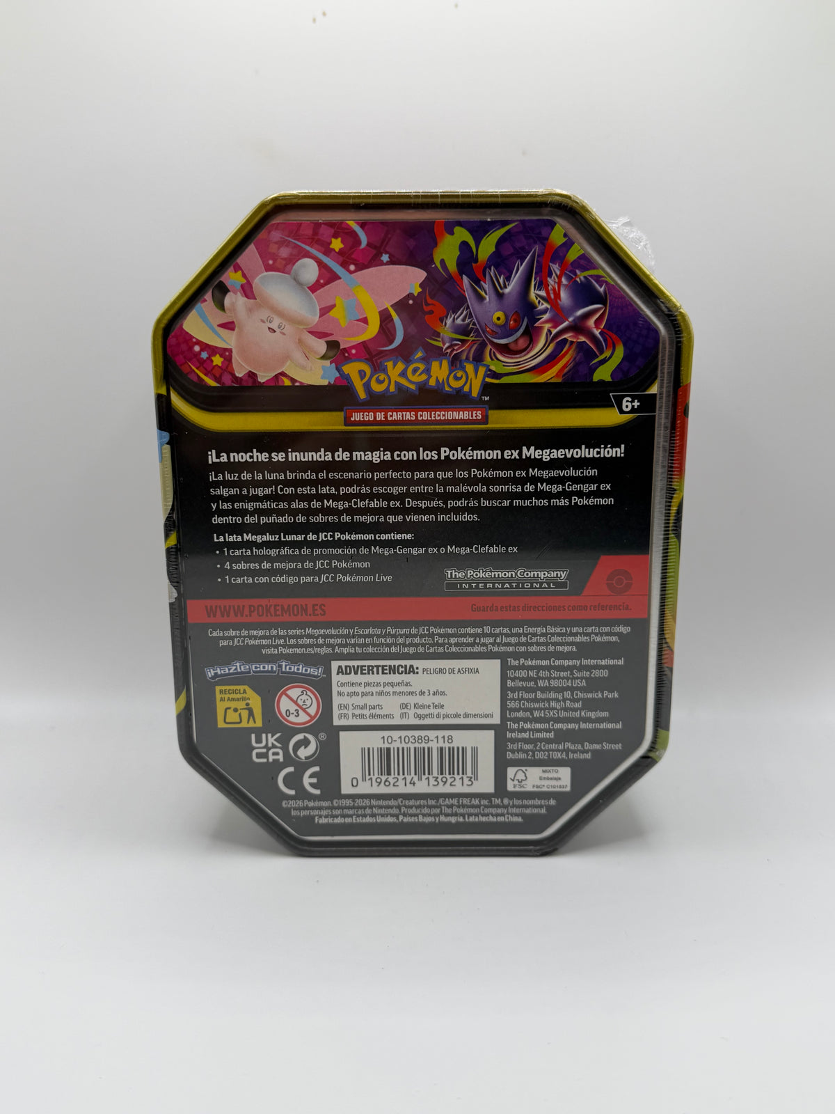 JCC Pokémon: Lata Mega-Clefable-ex (Lata Megaluz Lunar)