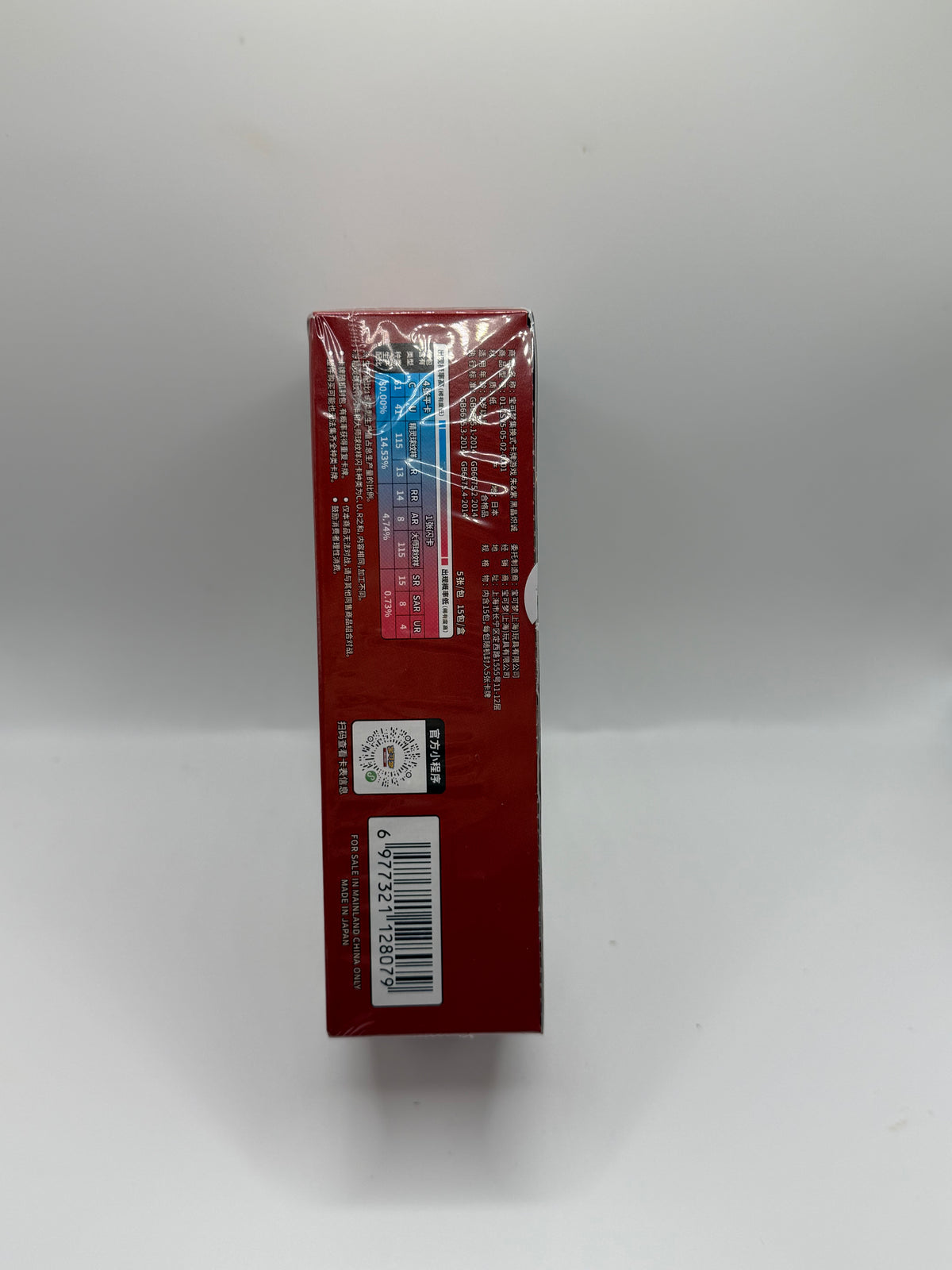 Jumbo Booster Box de Pokémon JCC Chino Simplificado: Obsidian Flame / Destrucción de Cristal Oscuro (csv5C) - Charizard ex Teracristal