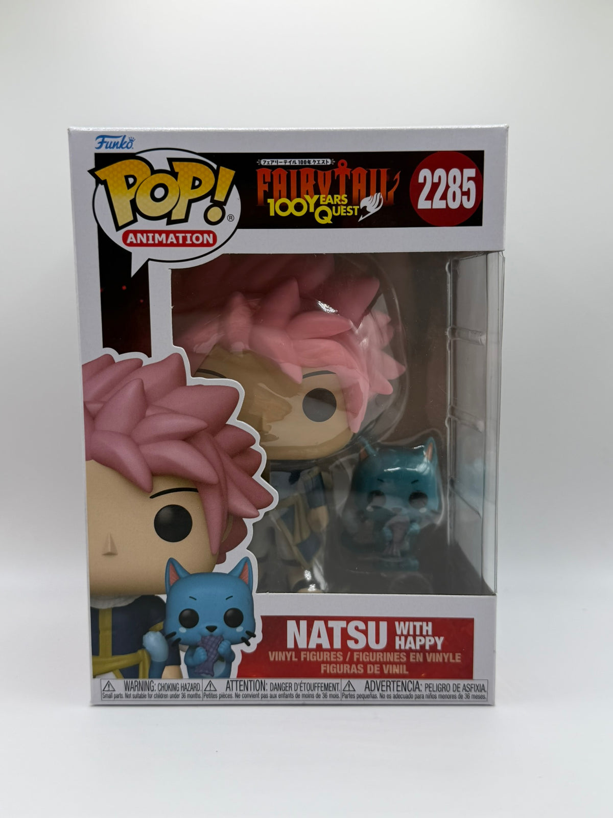 Funko Pop! Natsu con Happy #2285 – Fairy Tail: 100 Years Quest