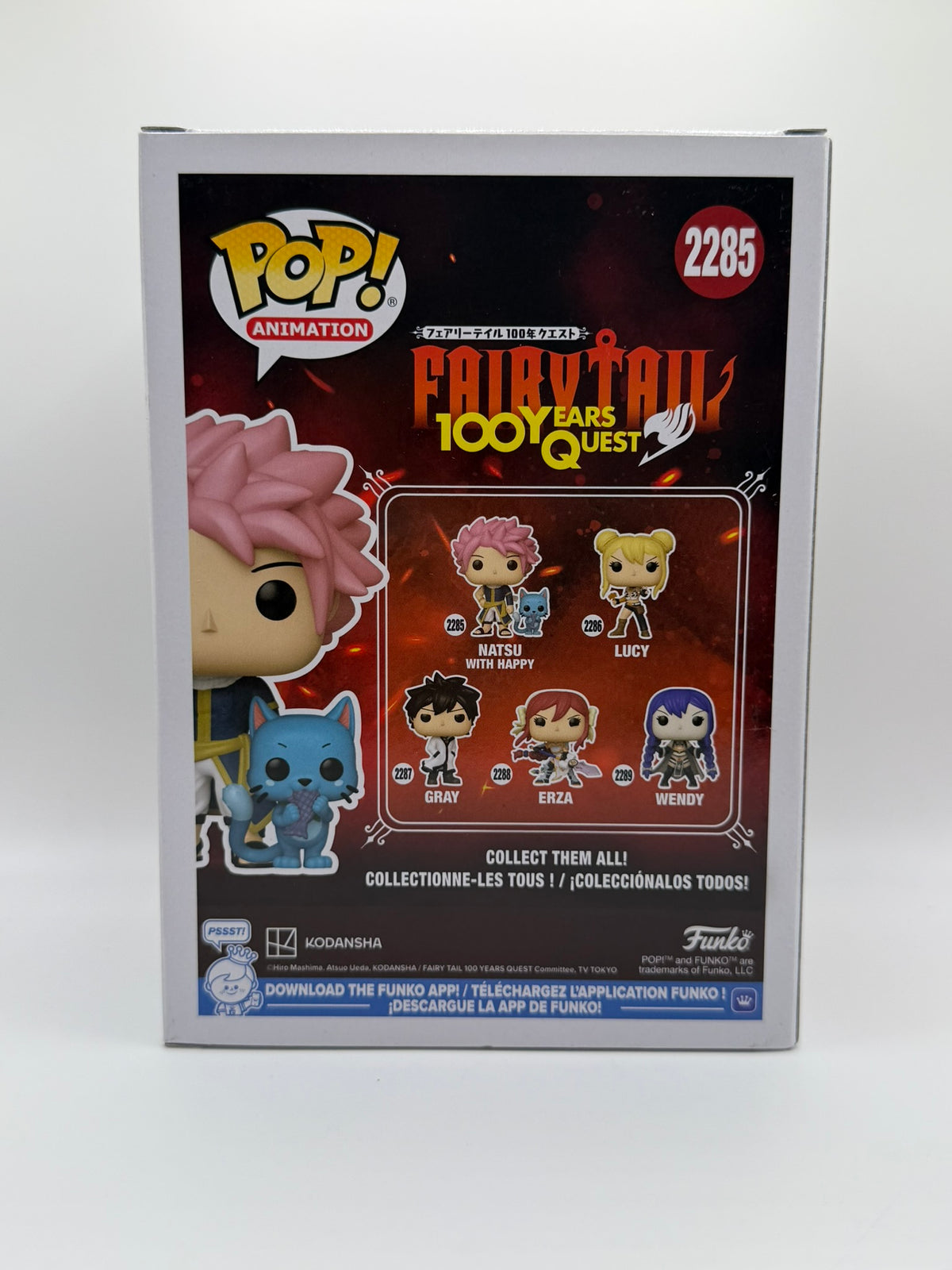 Funko Pop! Natsu con Happy #2285 – Fairy Tail: 100 Years Quest