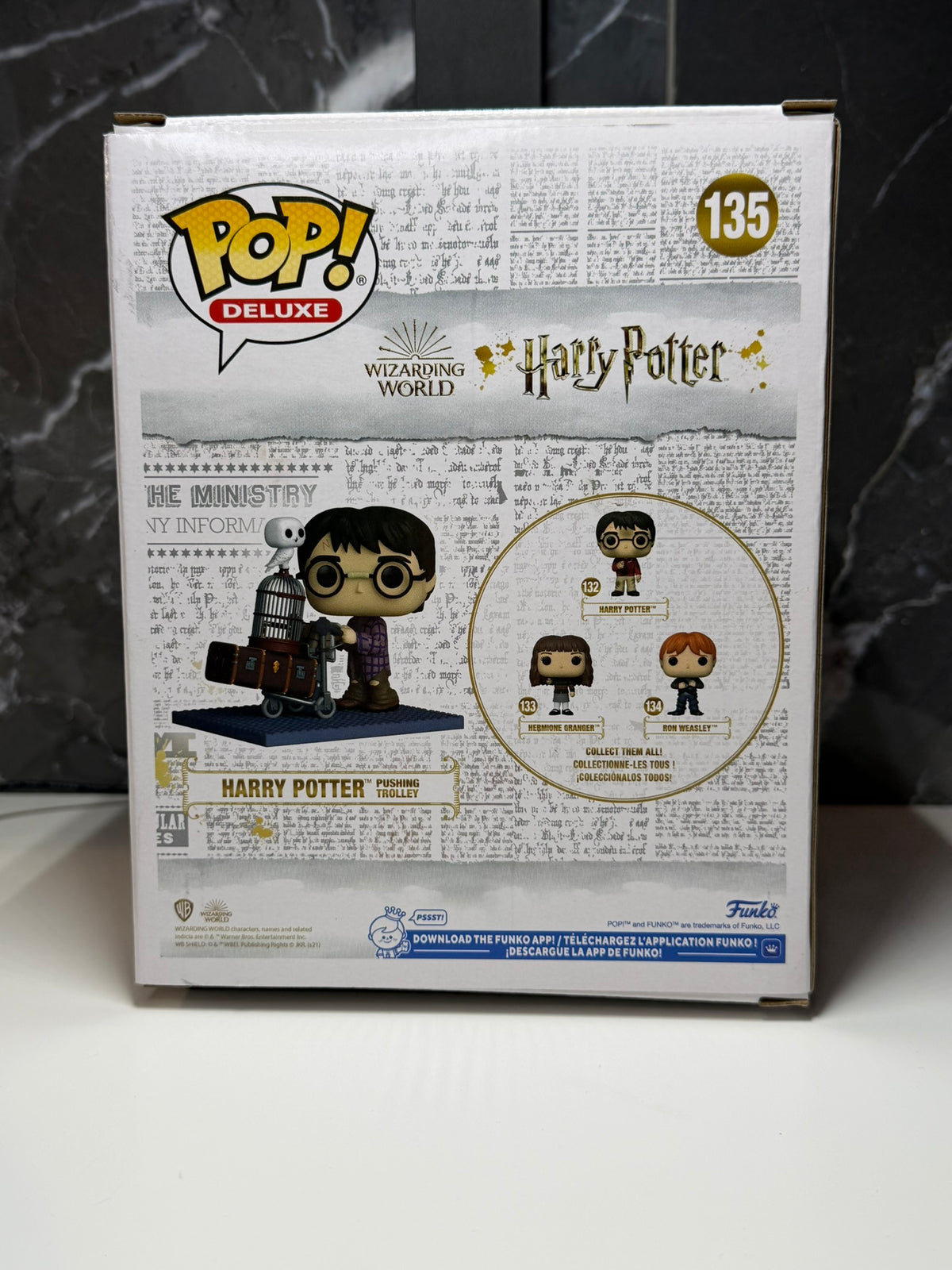 Funko Pop! Deluxe Harry Potter empujando el carrito #135 – Harry Potter