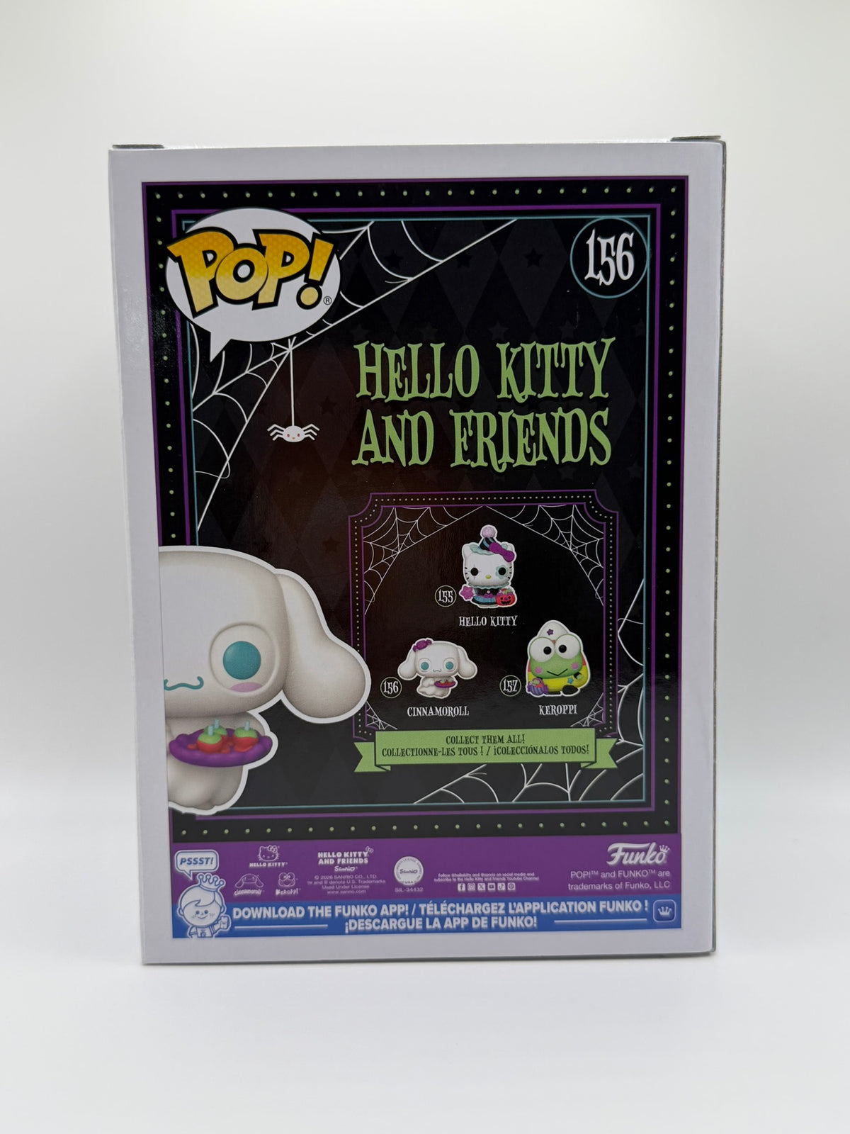 Funko Pop! Cinnamoroll Spooky #156 – Hello Kitty and Friends – Glow in the Dark