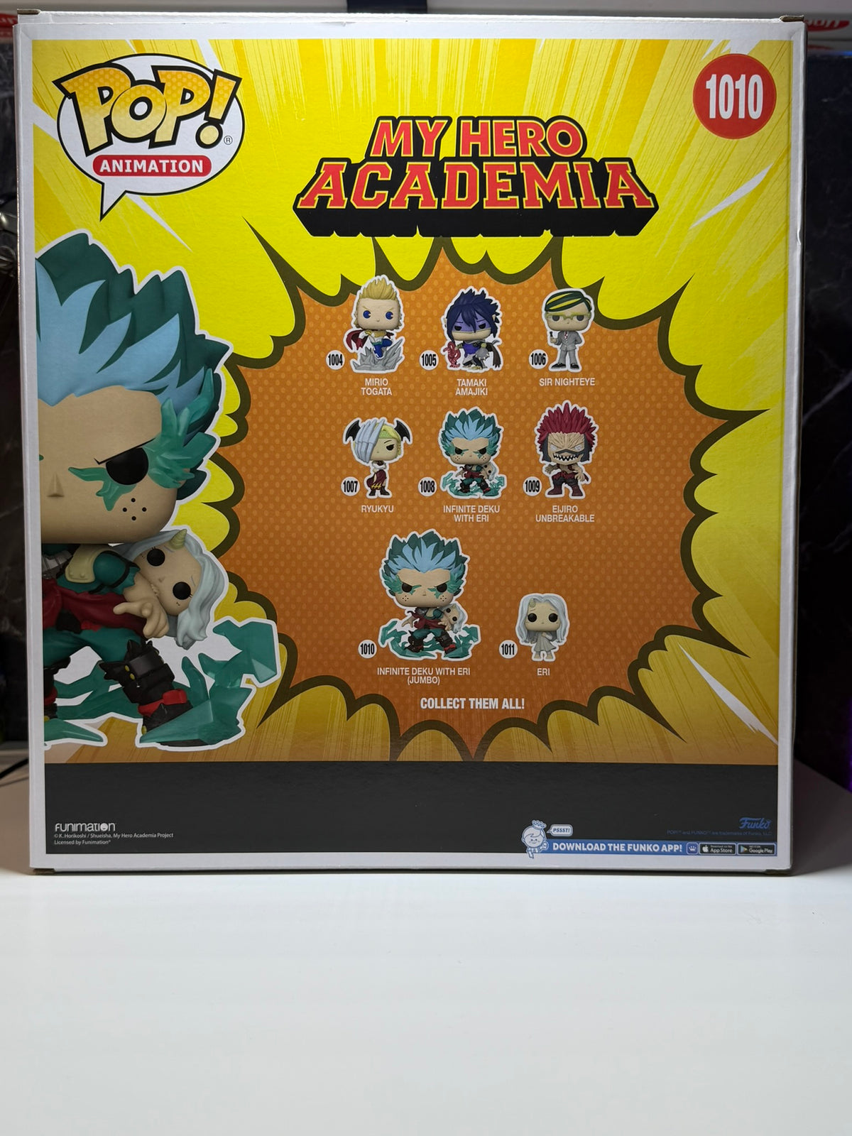 Funko Pop! Jumbo Infinite Deku con Eri 10" (25 cm) #1010 – My Hero Academia