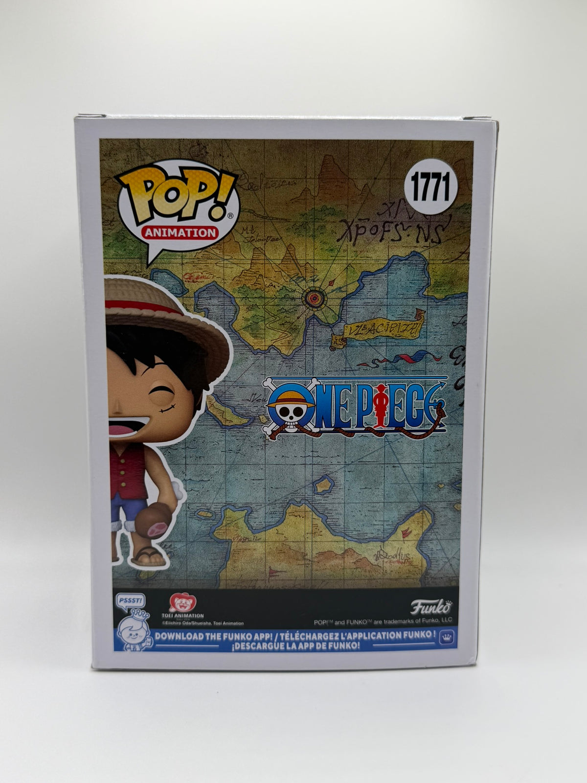 Funko Pop! Monkey D. Luffy con carne #1771 – One Piece
