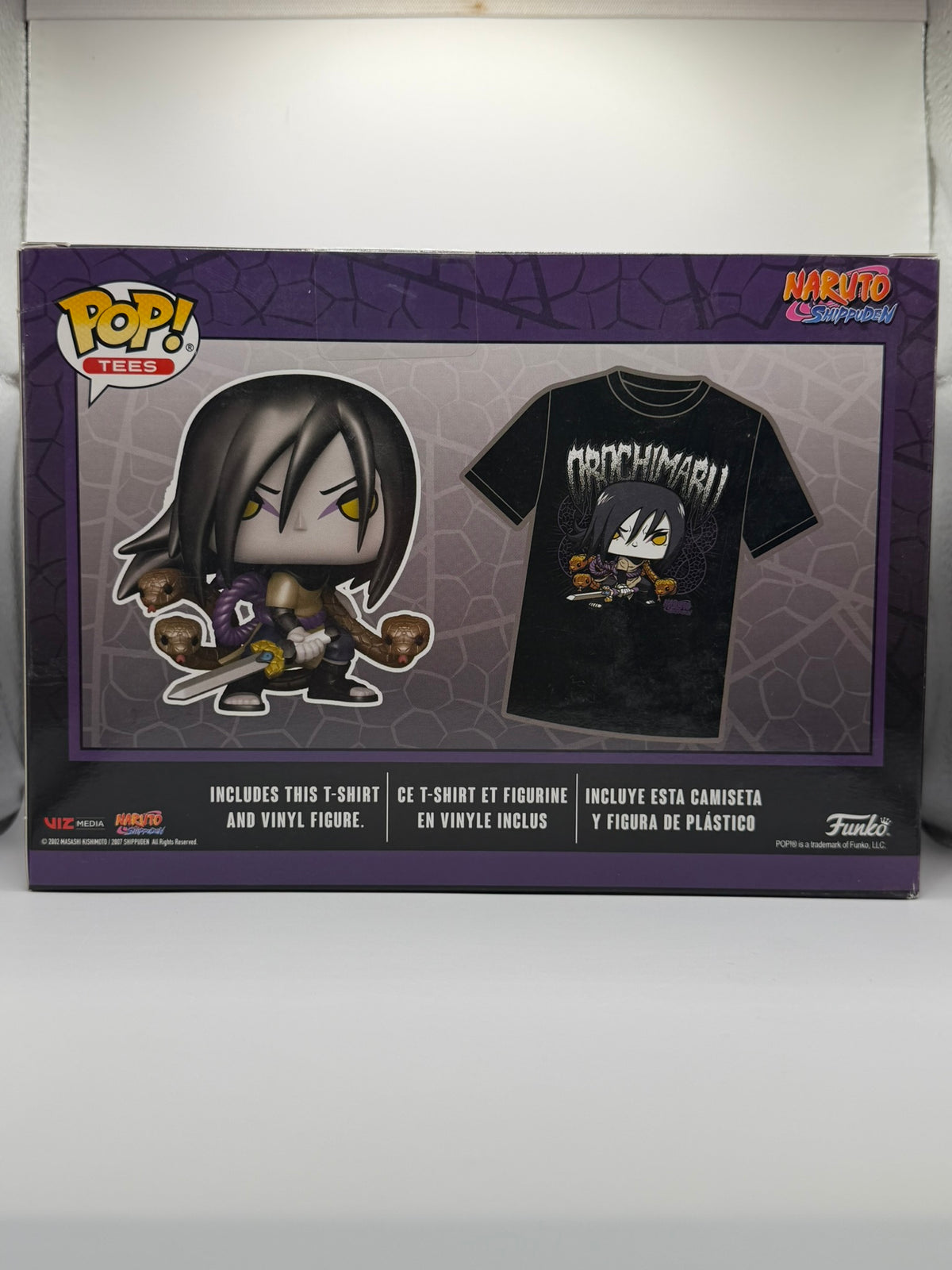 Funko Pop! & Tee Orochimaru + Camiseta Talla S – Naruto Shippuden – Special Edition