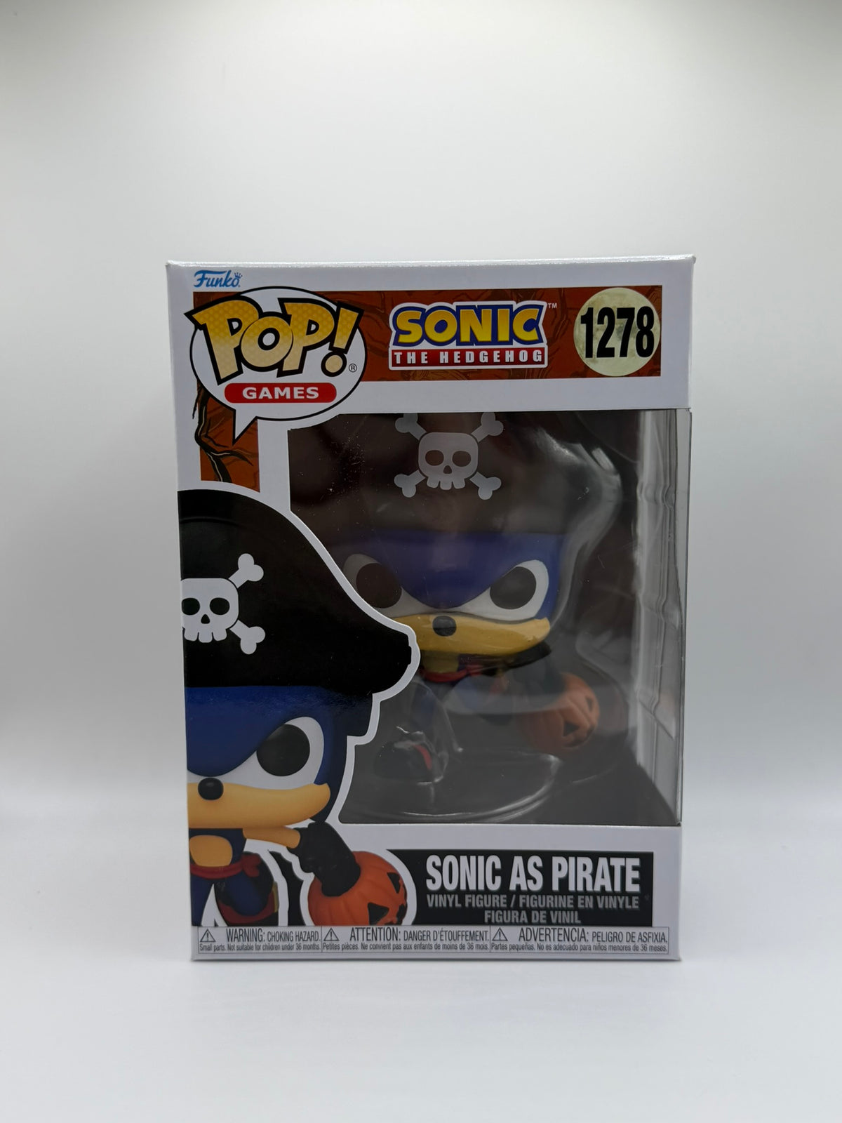 Funko Pop! Sonic de pirata #1278 – Sonic the Hedgehog