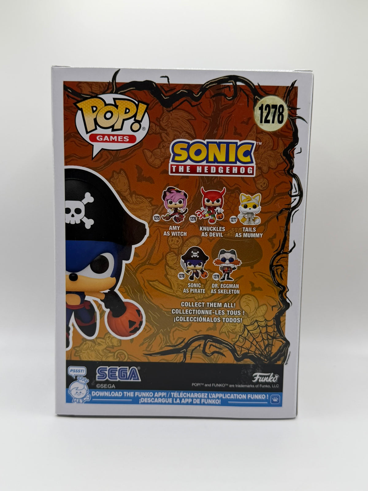 Funko Pop! Sonic de pirata #1278 – Sonic the Hedgehog