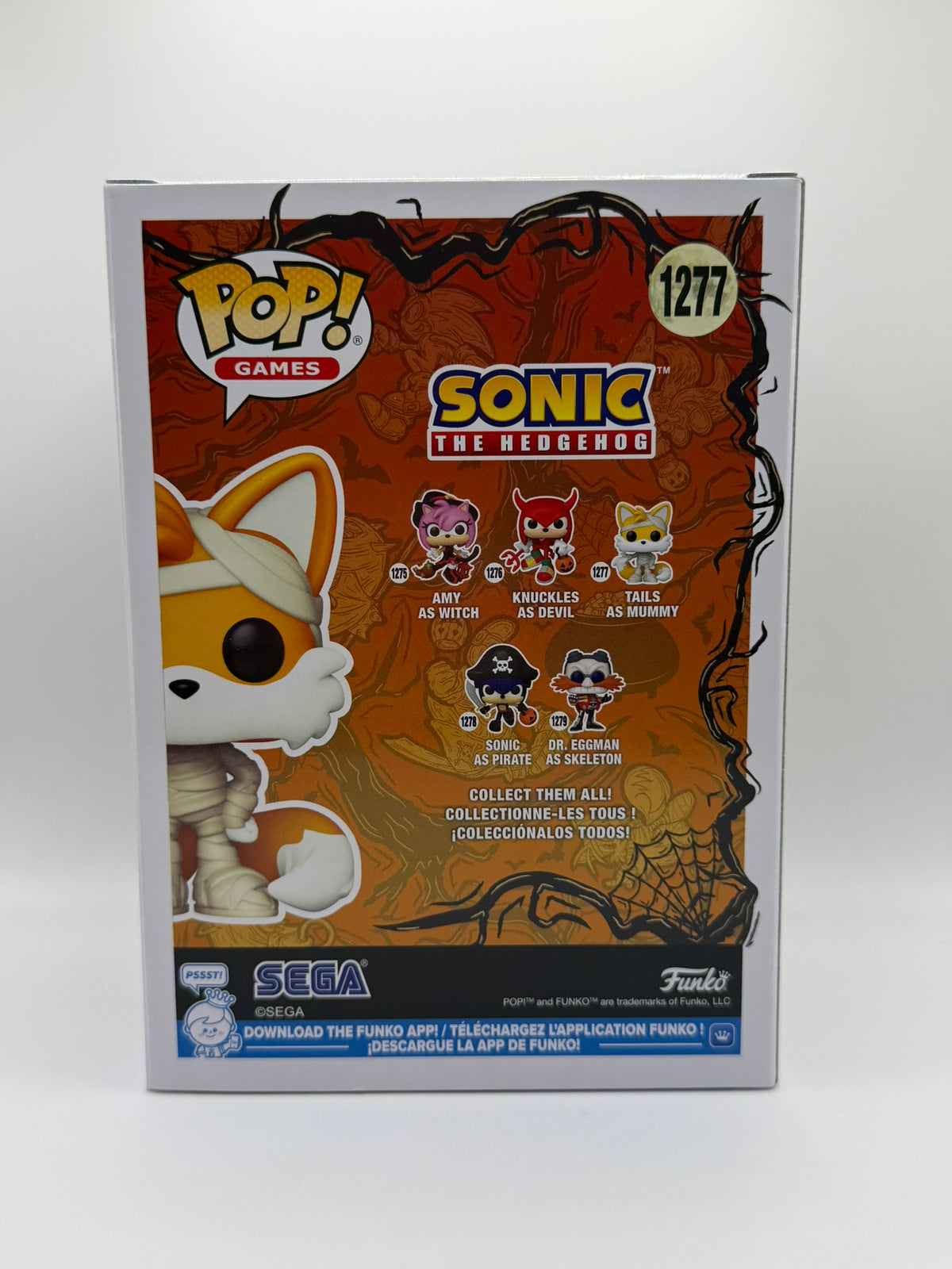 Funko Pop! Tails de momia #1277 – Sonic the Hedgehog
