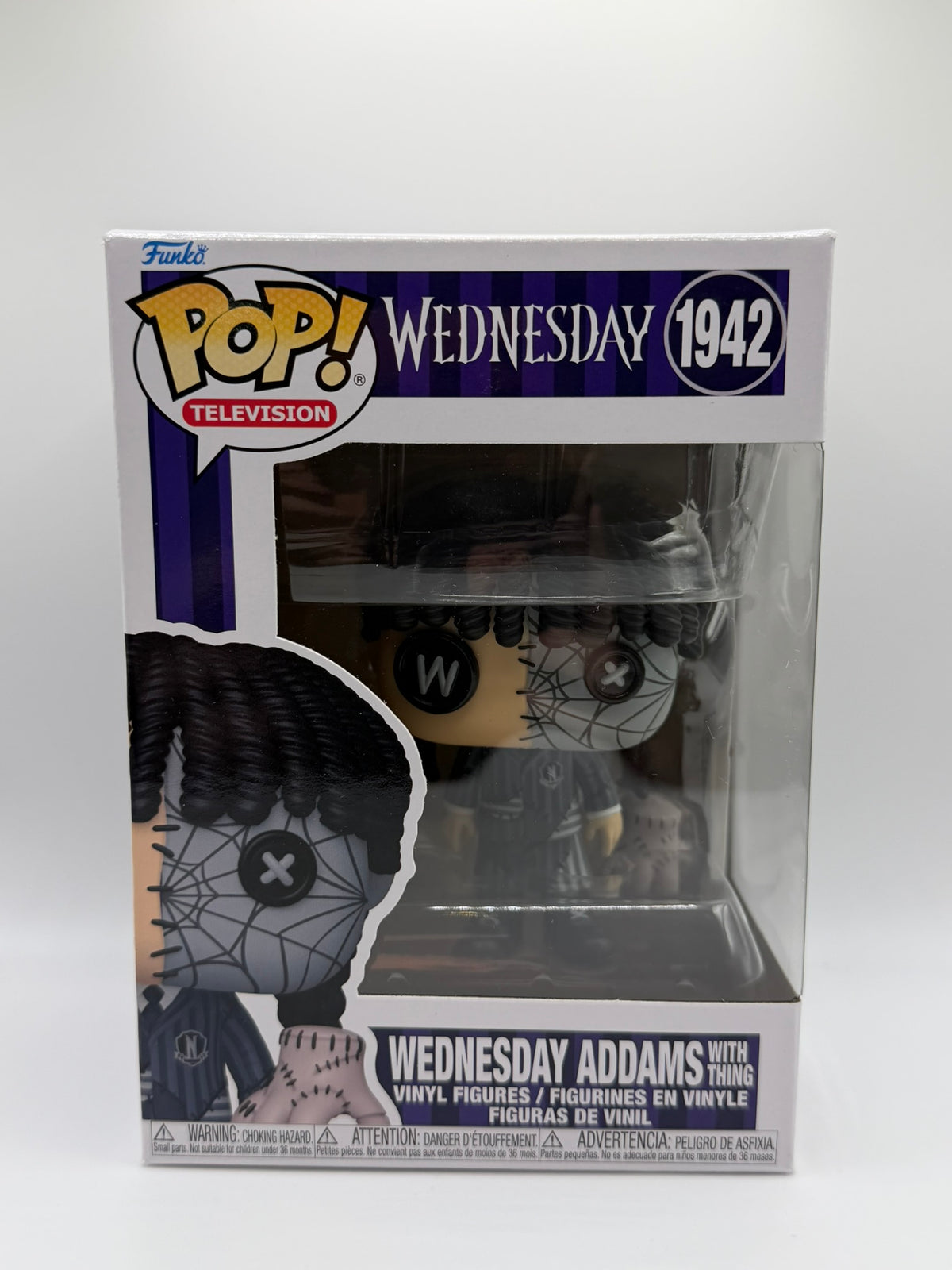 Funko Pop! Miércoles Addams con Cosa (Patchwork) #1942 – Miércoles
