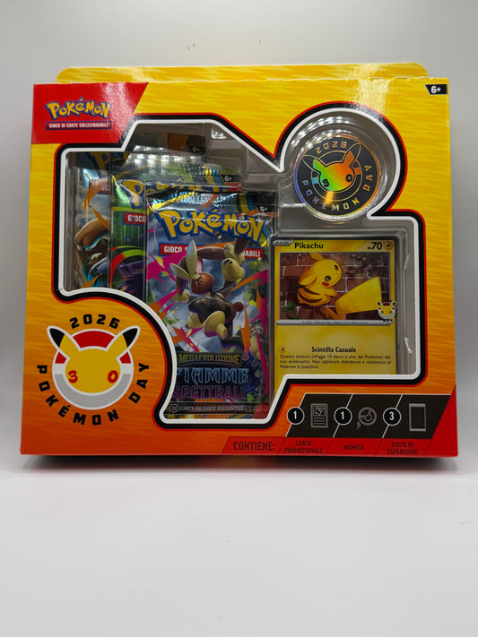 JCC Pokémon: Colección 30.º Aniversario del Día de Pokémon 2026 (Pikachu)