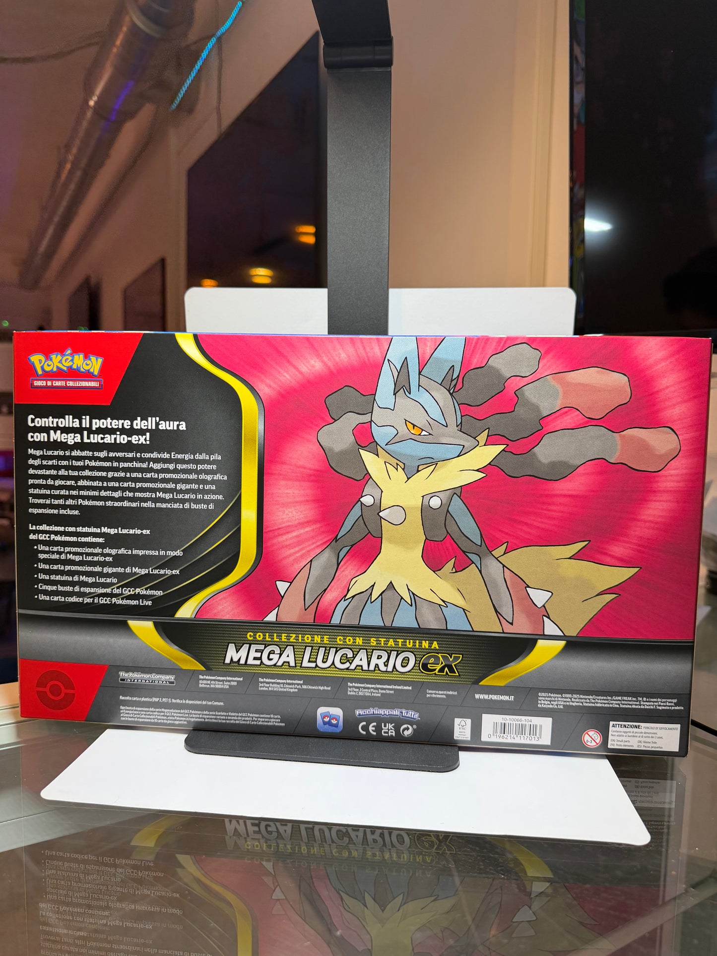 Colección de figuras premium de Mega Lucario-ex de JCC Pokémon