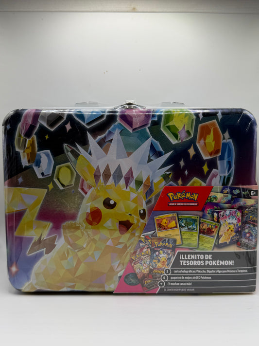 JCC Pokémon: Cofre de Coleccionista - Pikachu Teracristal Astral