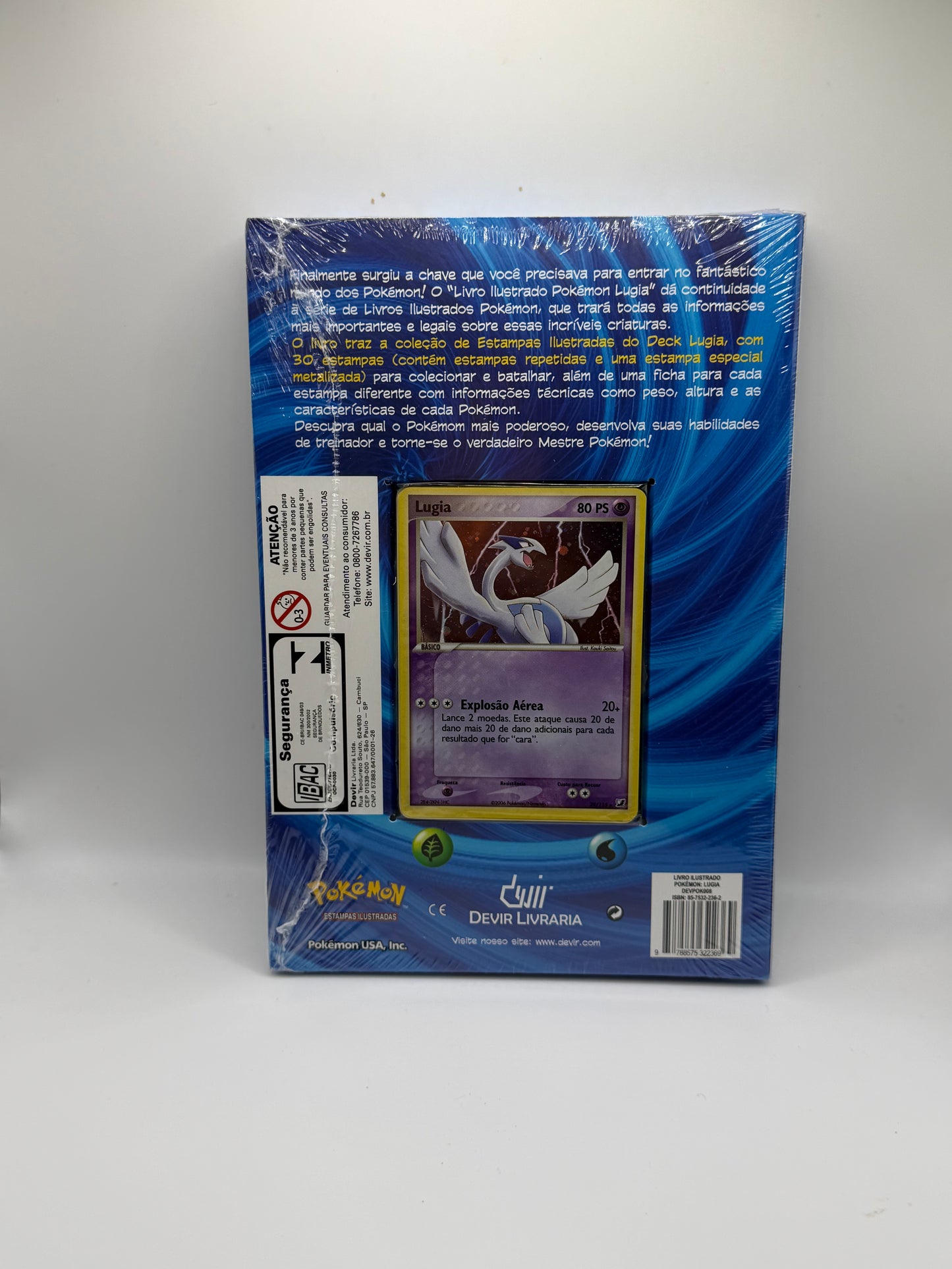 Pokémon TCG: EX Unseen Forces Deck Book Set - Lugia (Devir Vintage 2005)